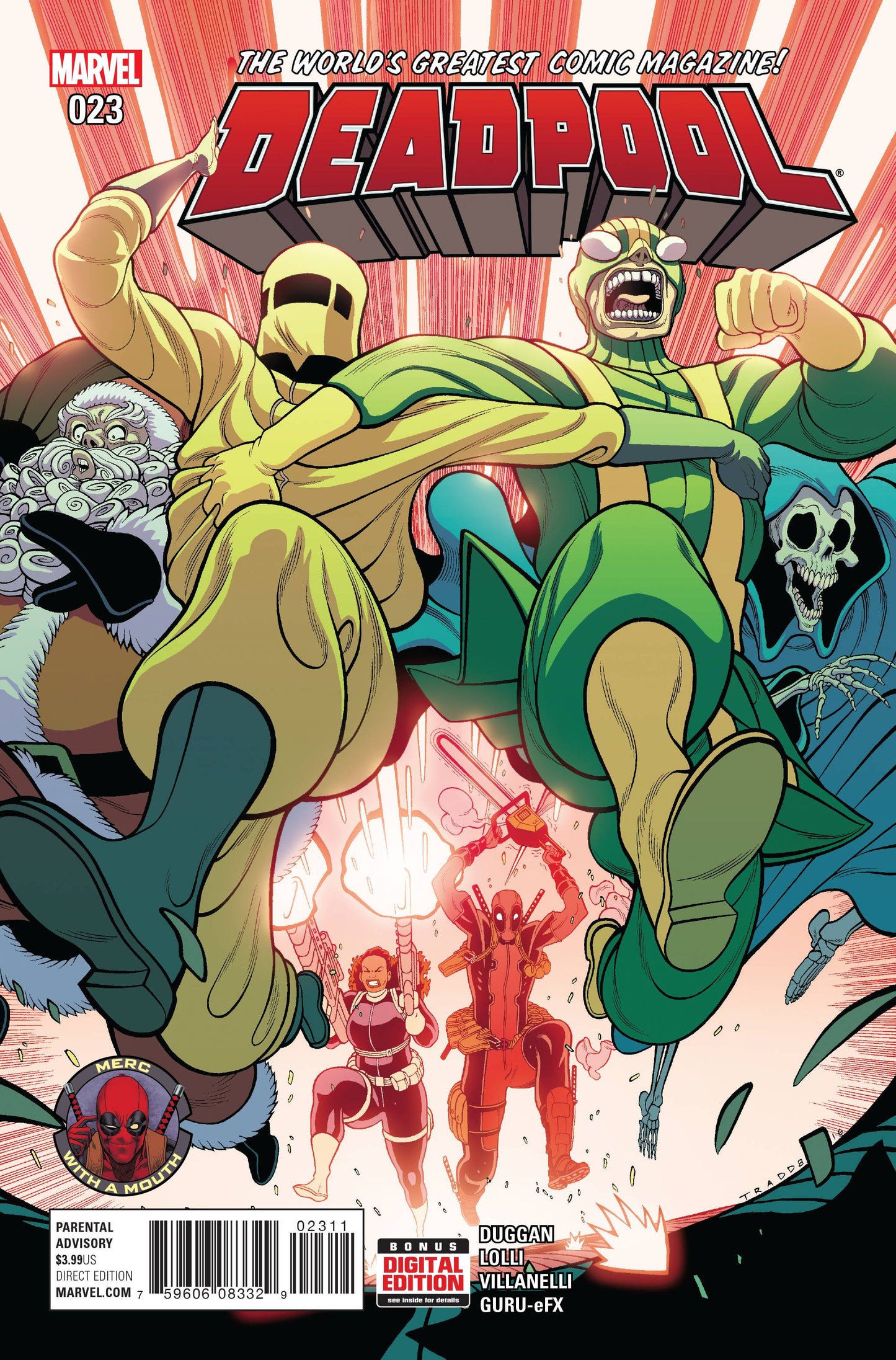 DEADPOOL #23 2016 Deadpool MARVEL COMICS