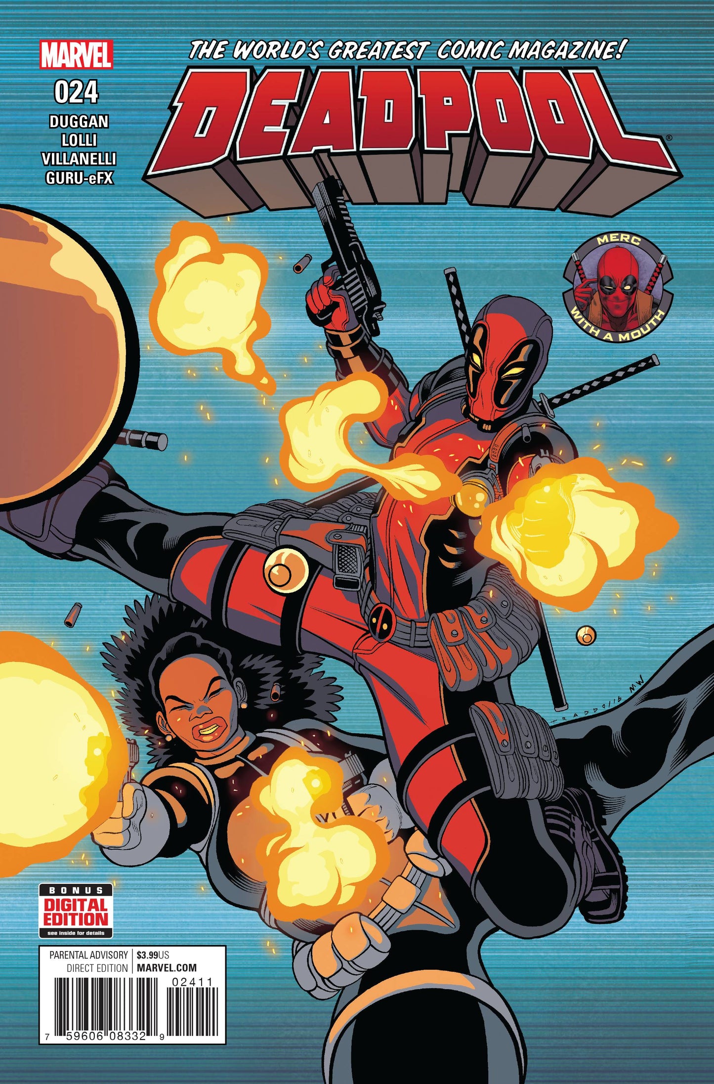 DEADPOOL #24 2017 Deadpool MARVEL COMICS