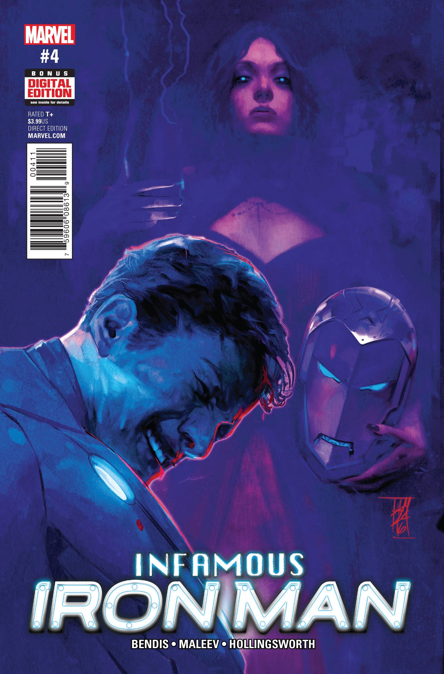 INFAMOUS IRON MAN #4 MALEEV COVER 2017 Infamous Iron Man MARVEL COMICS