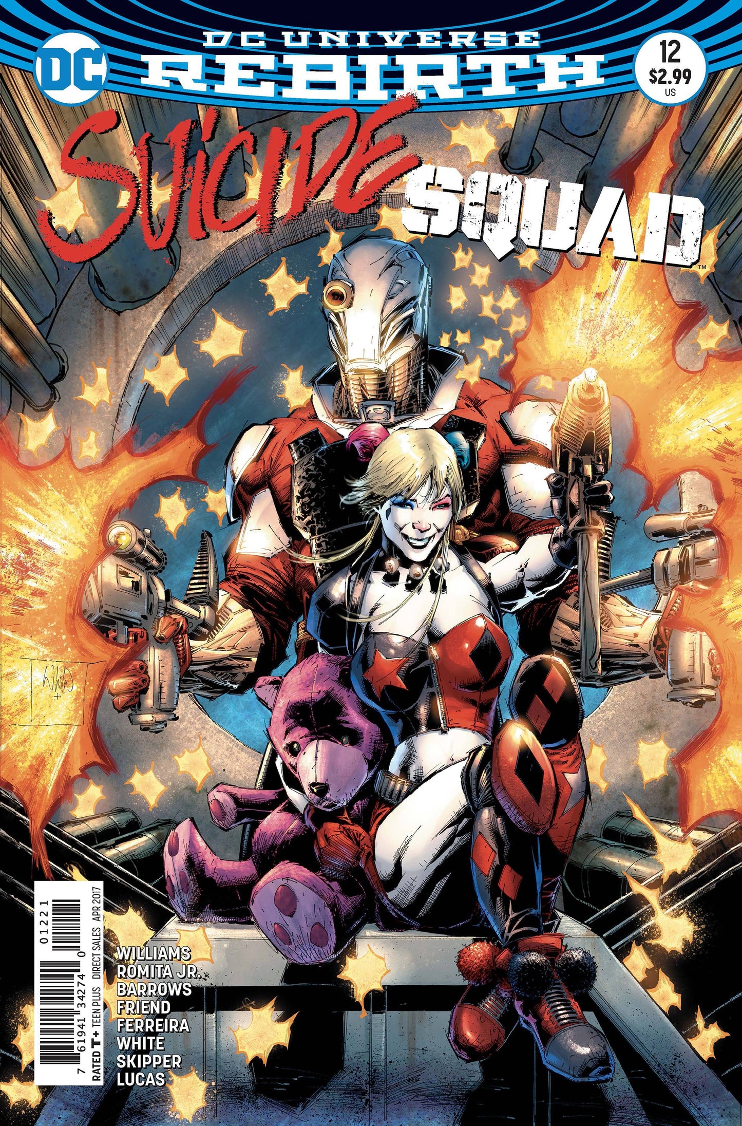 SUICIDE SQUAD #12 PORTACIO VARIANT 2017 Suicide Squad DC COMICS