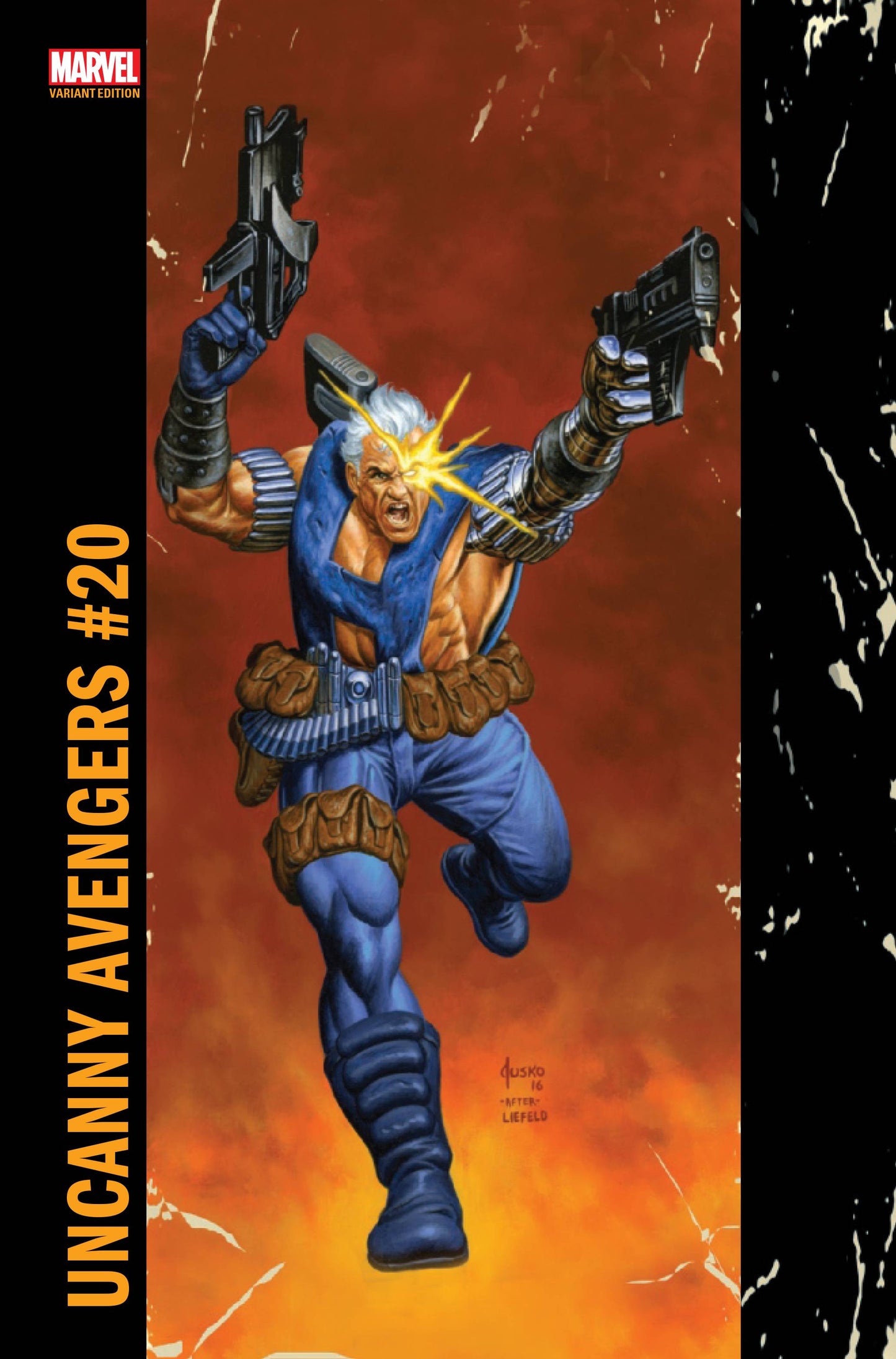 UNCANNY AVENGERS #20 JUSKO CORNER BOX VARIANT 2017 Uncanny Avengers MARVEL COMICS