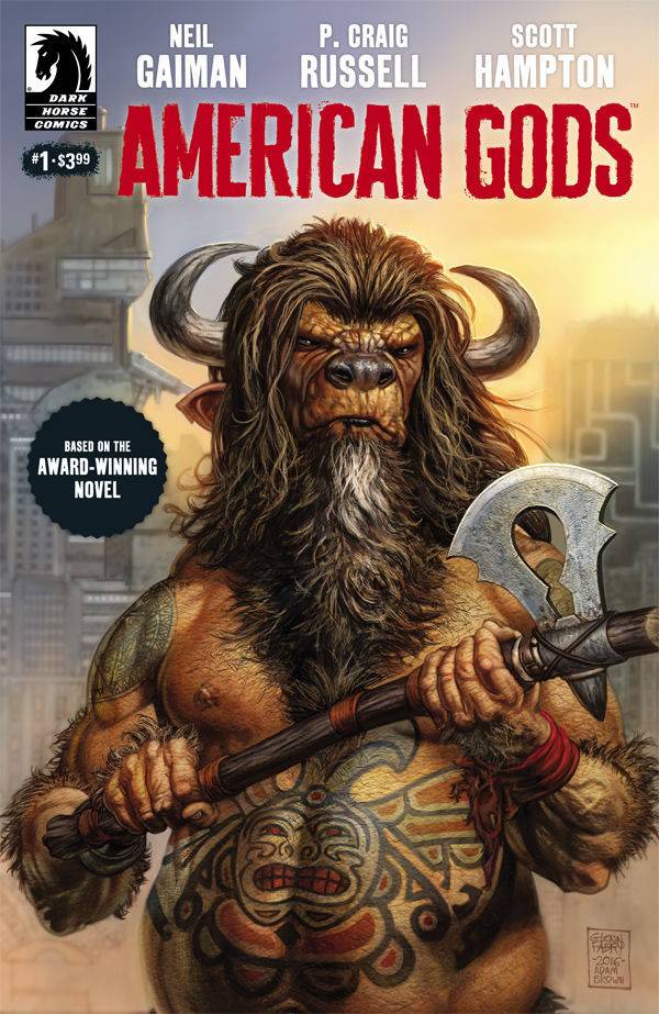 NEIL GAIMAN AMERICAN GODS SHADOWS #1 2017 Neil Gaiman DARK HORSE COMICS
