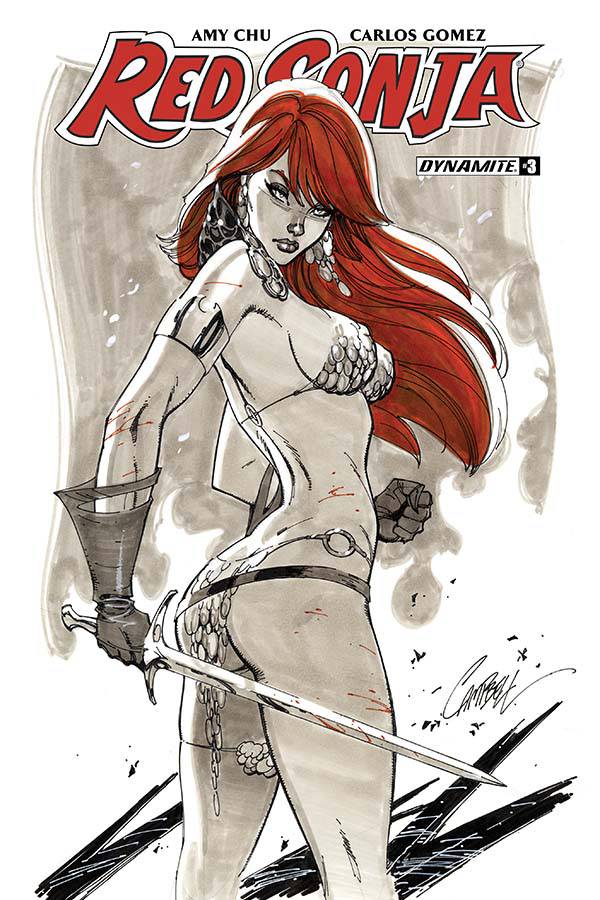 RED SONJA #3 CVR B J SCOTT CAMPBELL VARIANT 2017 Red Sonja D. E.