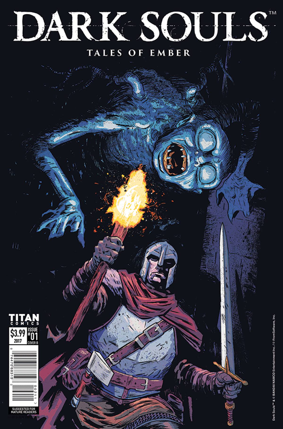 DARK SOULS TALES OF EMBER #1 (OF 2) CVR B WALSH VARIANT (MR) 2017 Dark Souls TITAN COMICS