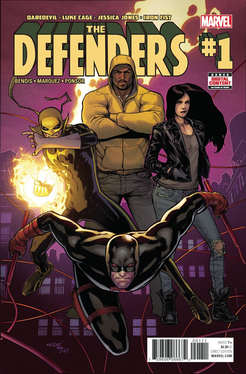 DEFENDERS #1 2017 Defenders MARVEL COMICS