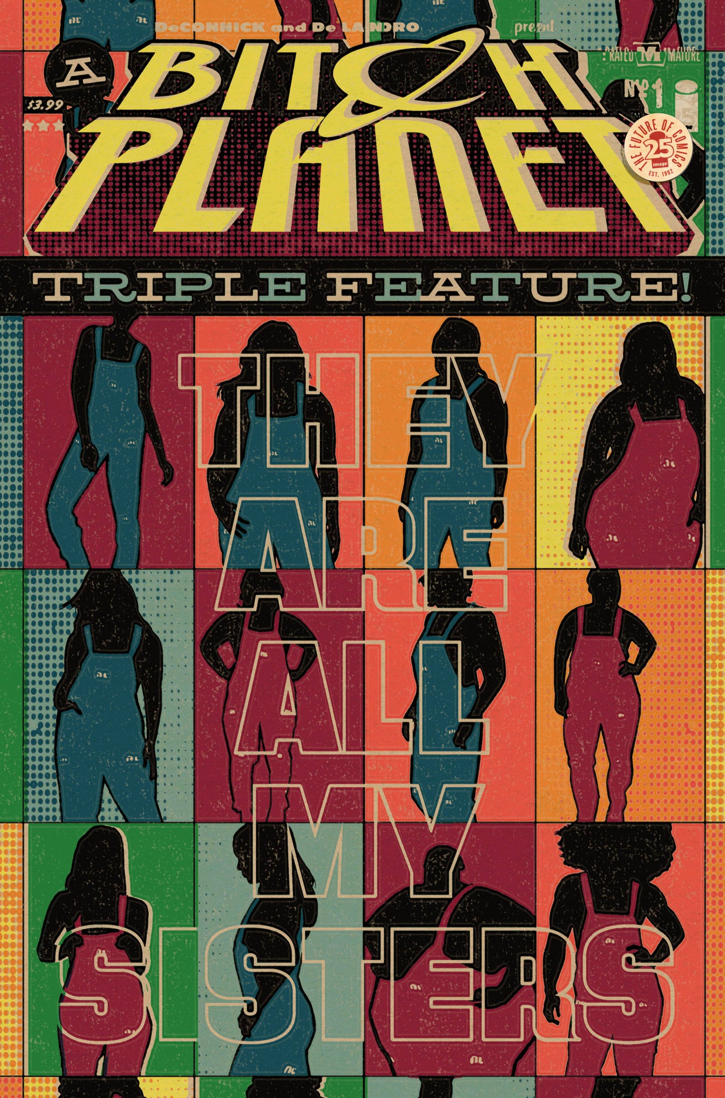 BITCH PLANET TRIPLE FEATURE #1 CVR B PRIDE MONTH VARIANT 2017 Bitch Planet IMAGE COMICS