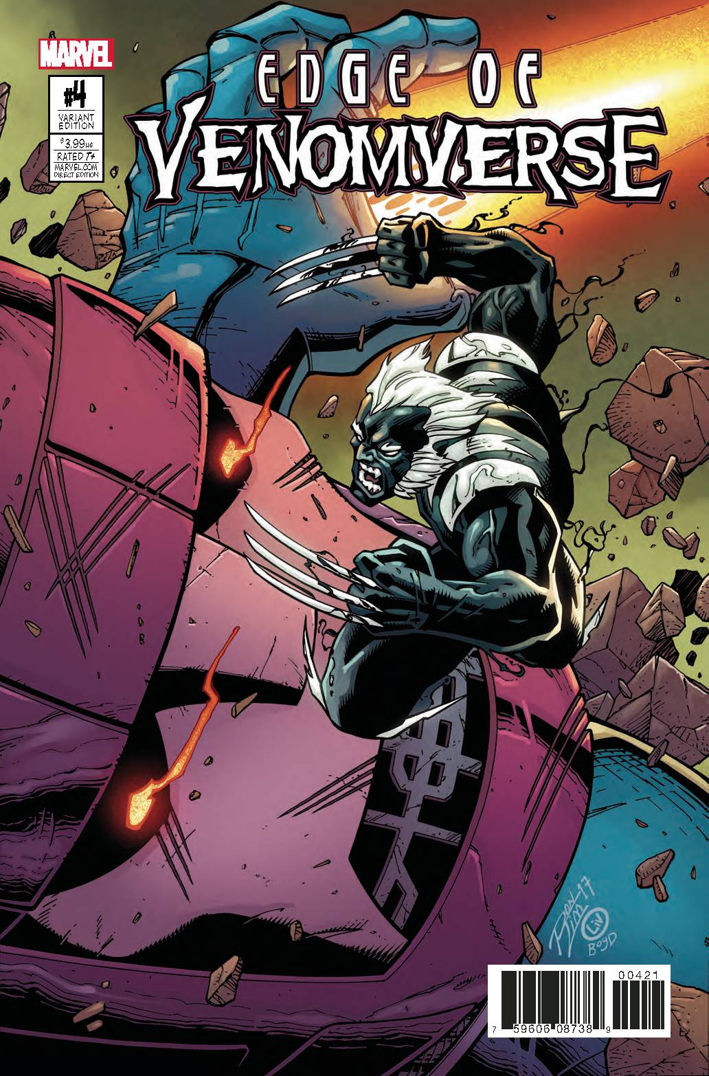 EDGE OF VENOMVERSE #4 (OF 5) LIM VARIANT 2017 Venom MARVEL COMICS