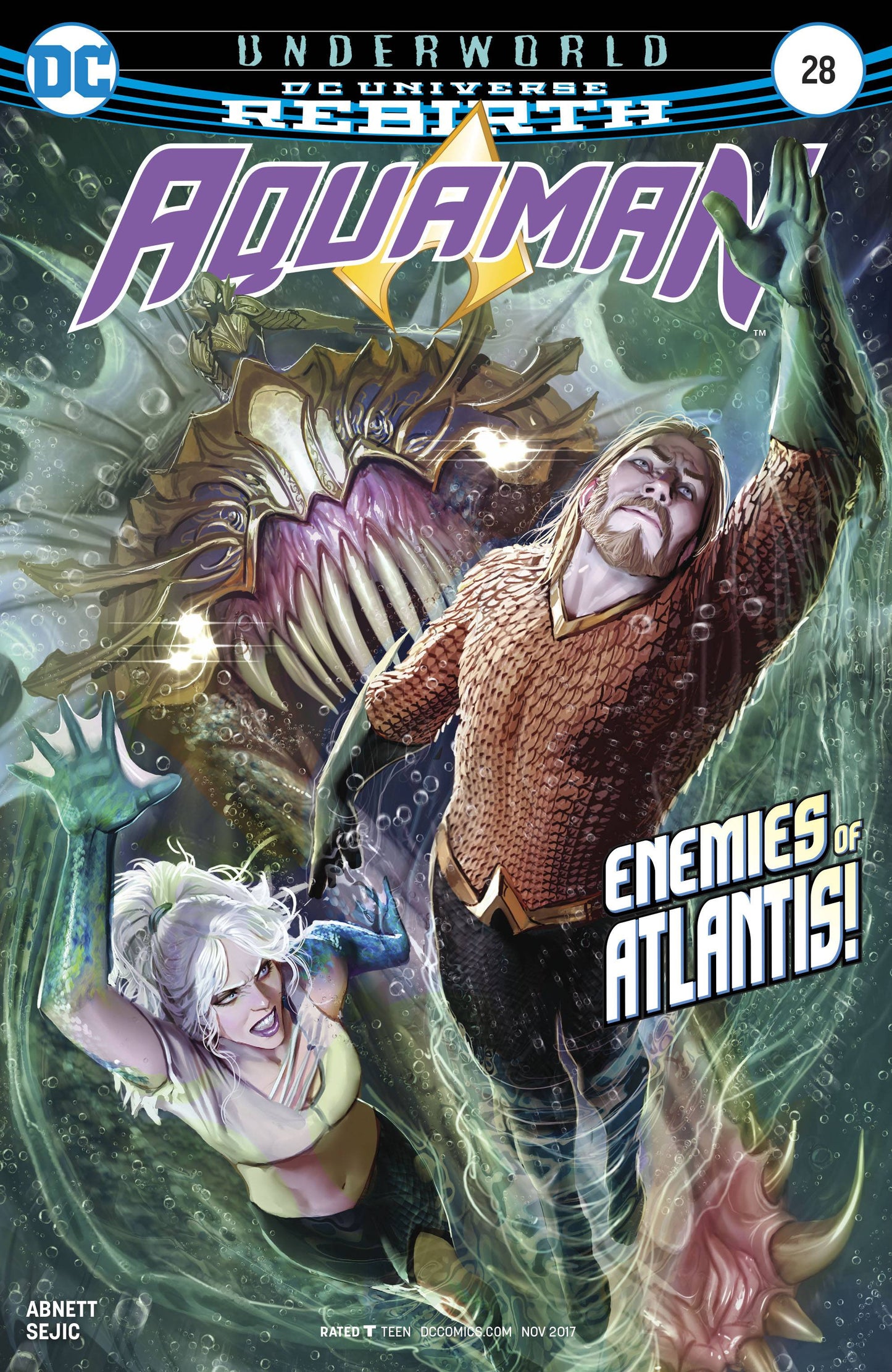 AQUAMAN #28 SEJIC 2017 Aquaman DC COMICS