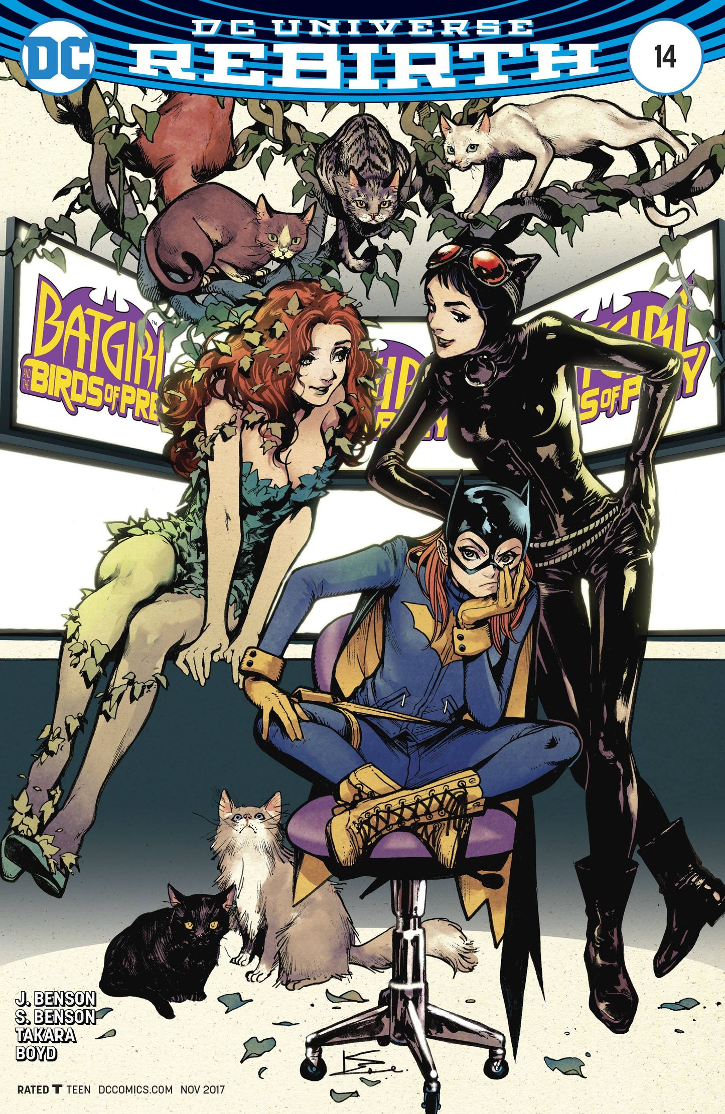 BATGIRL AND THE BIRDS OF PREY #14 REBIRTH 2017 Batgirl DC COMICS