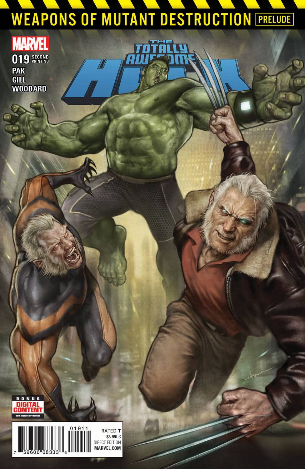 TOTALLY AWESOME HULK #19 2ND PRINT SEOK VARIANT 2017 Hulk MARVEL COMICS