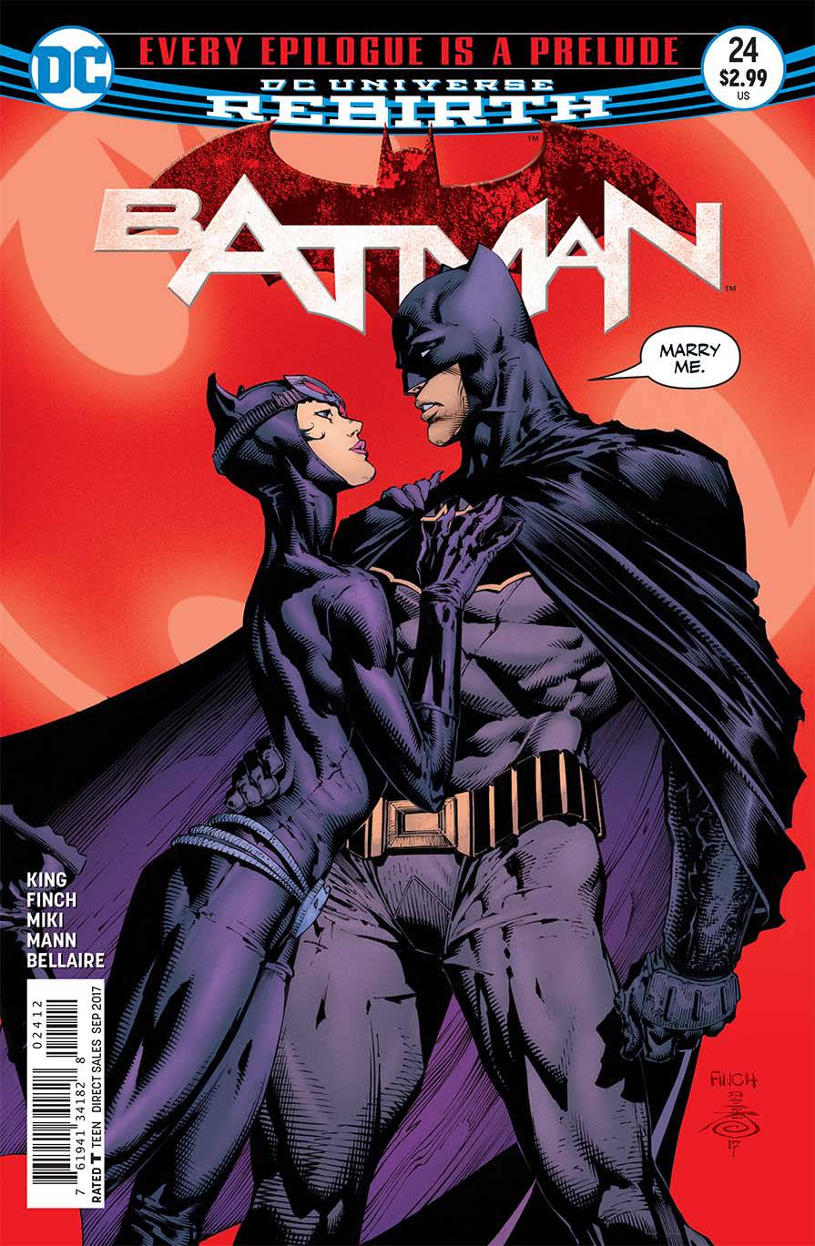 BATMAN #24 PROPOSAL 2ND PRINT VARIANT 2017 Batman DC COMICS