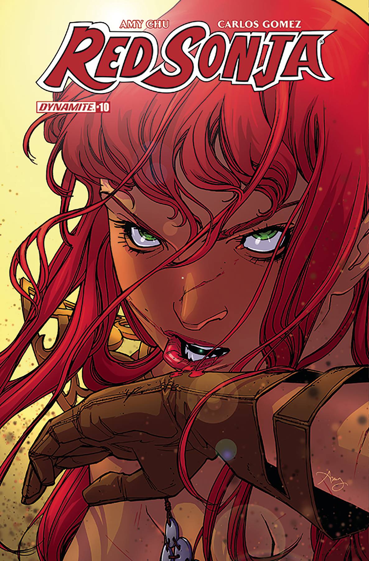 RED SONJA #10 CVR A REEDER 2017 Red Sonja D. E.