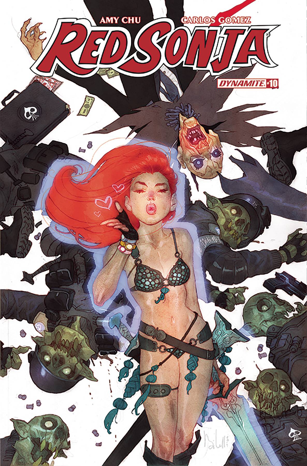 RED SONJA #10 CVR B CALDWELL 2017 Red Sonja D. E.