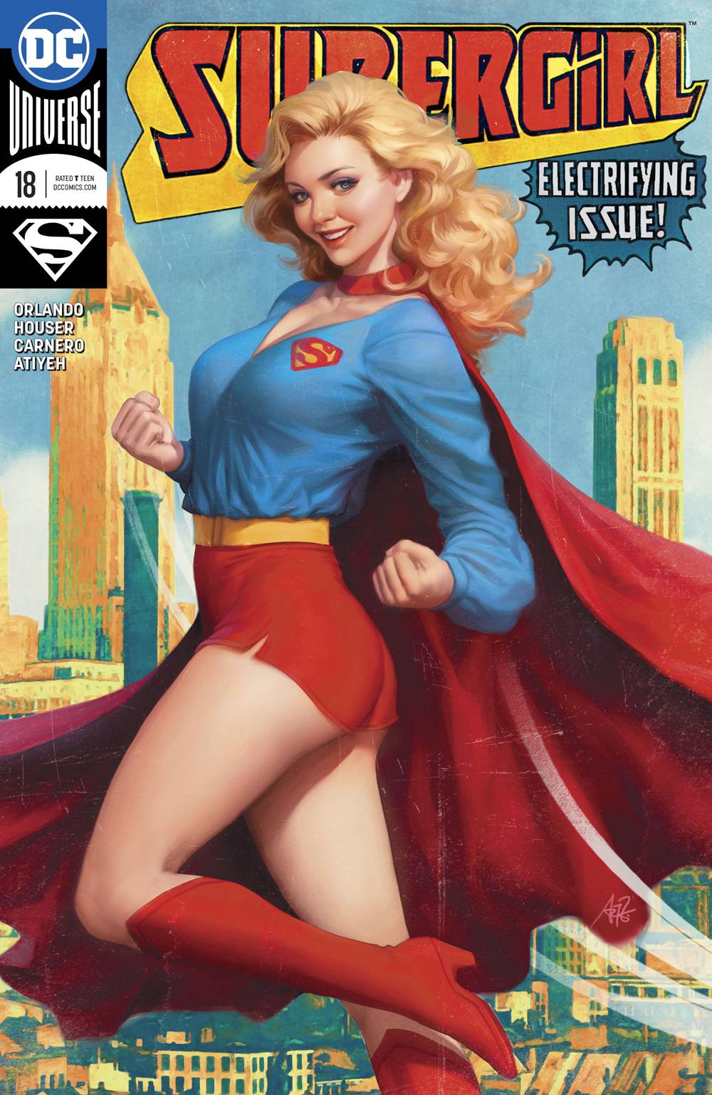 SUPERGIRL #18 ARTGERM VARIANT 2018 Supergirl DC COMICS
