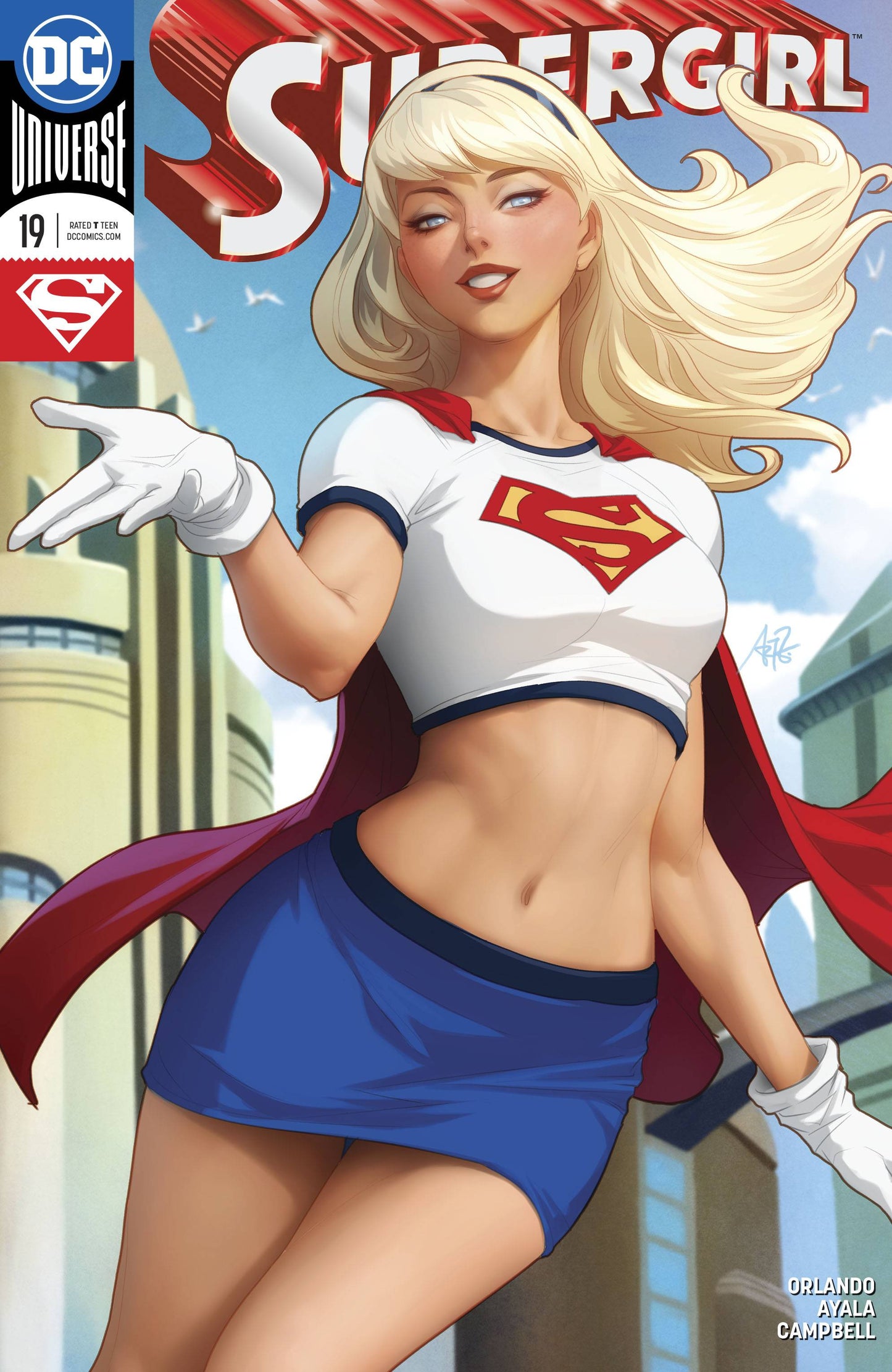 SUPERGIRL #19 ARTGERM VARIANT 2018 Supergirl DC COMICS