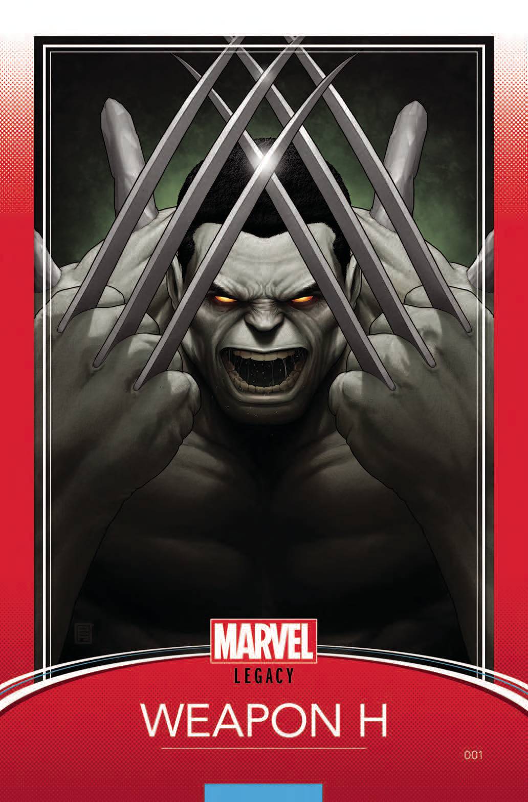 WEAPON H #1 CHRISTOPHER TRADING CARD VARIANT 2018 Weapon H MARVEL COMICS