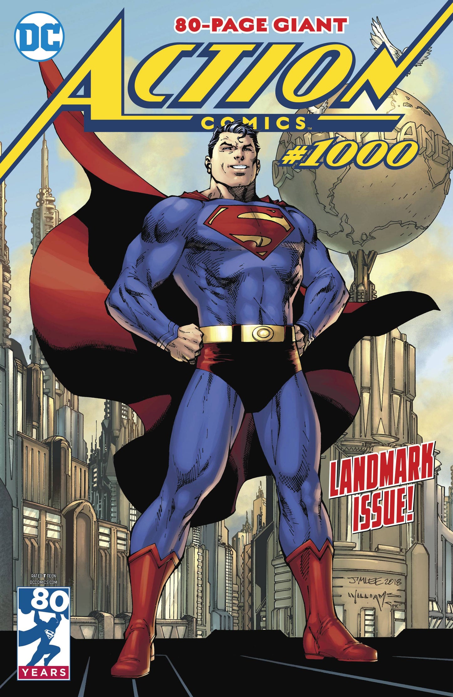 ACTION COMICS #1000 JIM LEE 2018 Action Comics DC COMICS