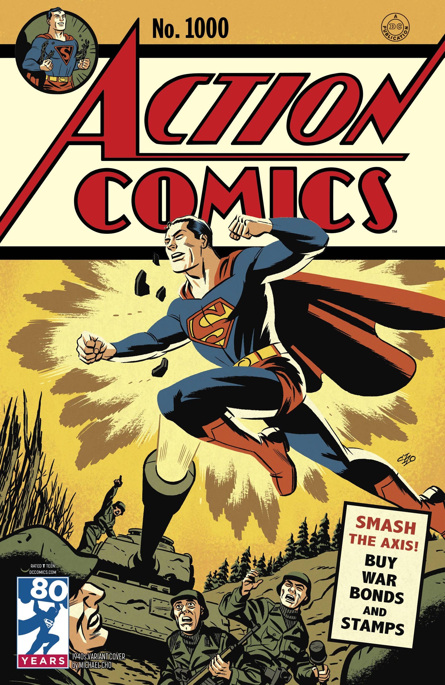 ACTION COMICS #1000 CHO 1940s VARIANT 2018 Action Comics DC COMICS