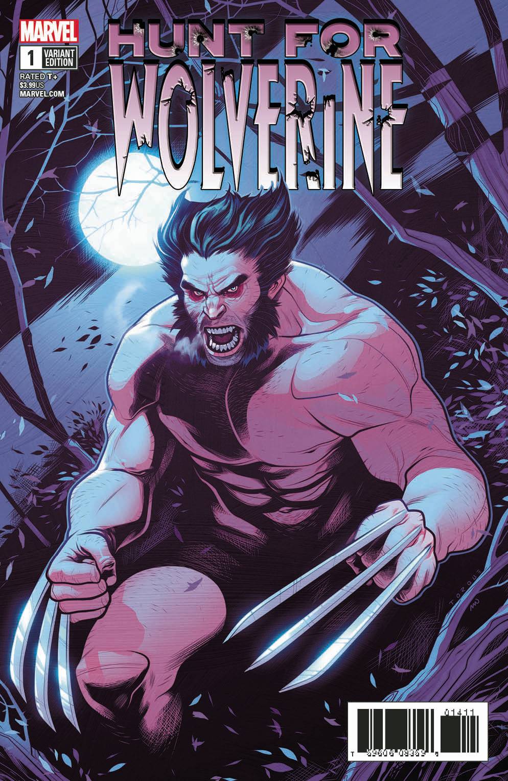 HUNT FOR WOLVERINE #1 TORQUE 1:25 VARIANT 2018 Wolverine MARVEL COMICS