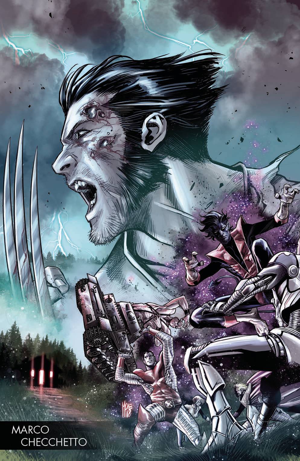 HUNT FOR WOLVERINE #1 CHECCHETTO YOUNG GUNS VARIANT 2018 Wolverine Marvel