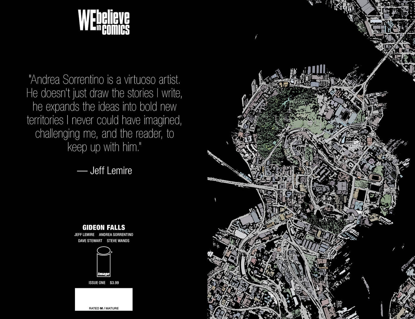 GIDEON FALLS #1 1ST PRINT VIRGIN VARIANT 2018 Gideon Falls IMAGE COMICS