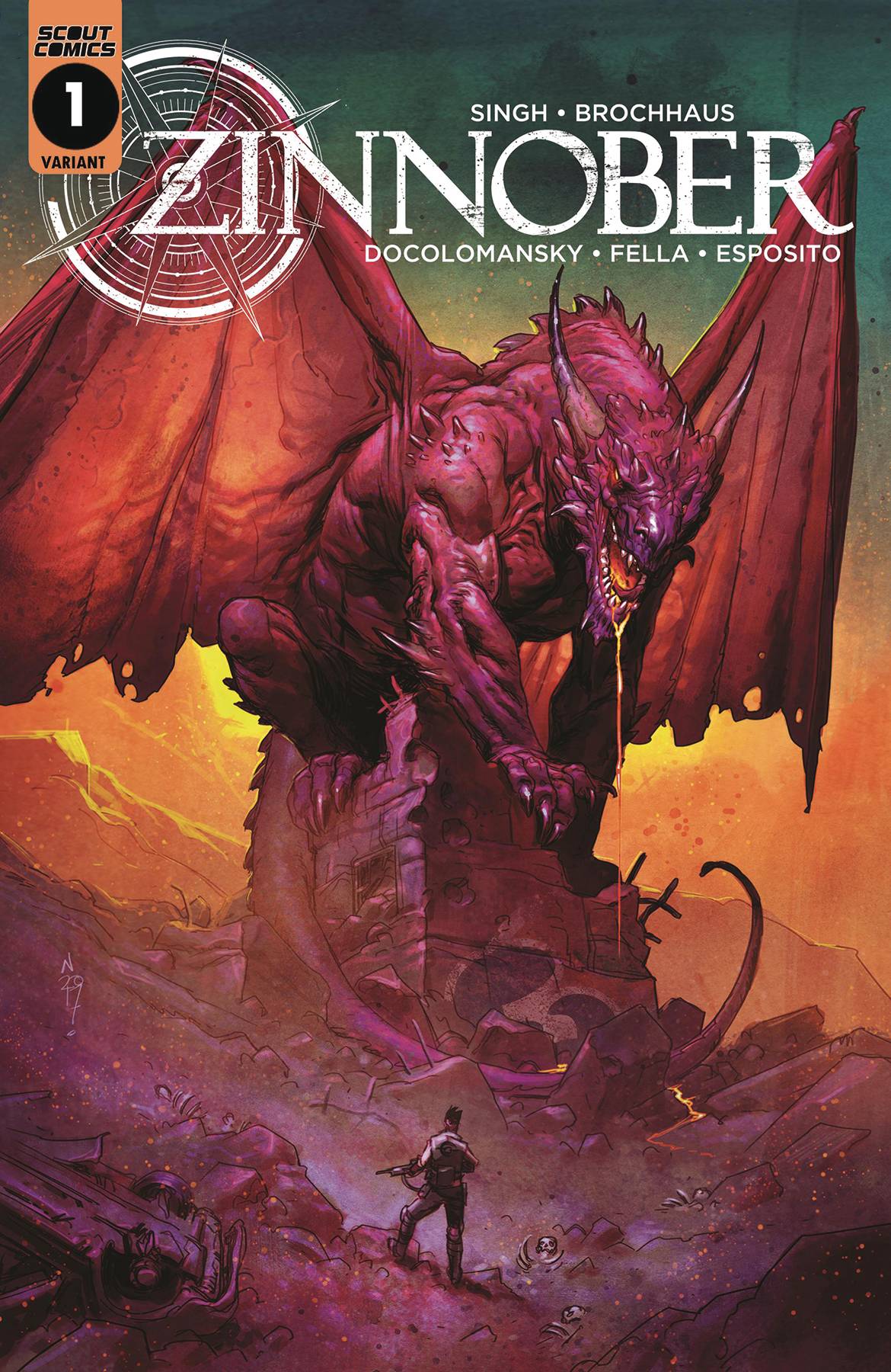 ZINNOBER #1 CVR B KLEIN 2018 SCOUT COMICS