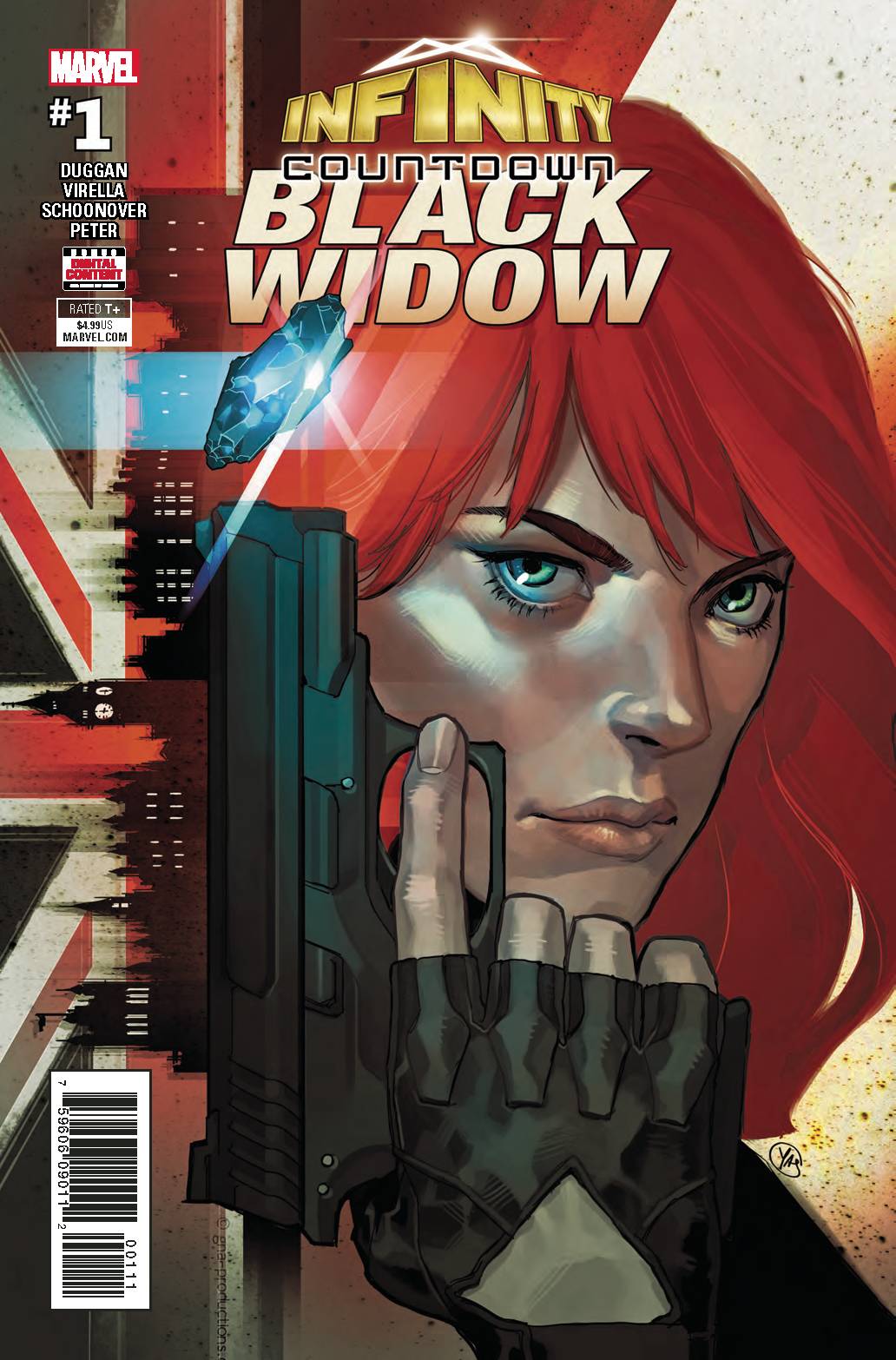 INFINITY COUNTDOWN BLACK WIDOW #1 2018 MARVEL COMICS