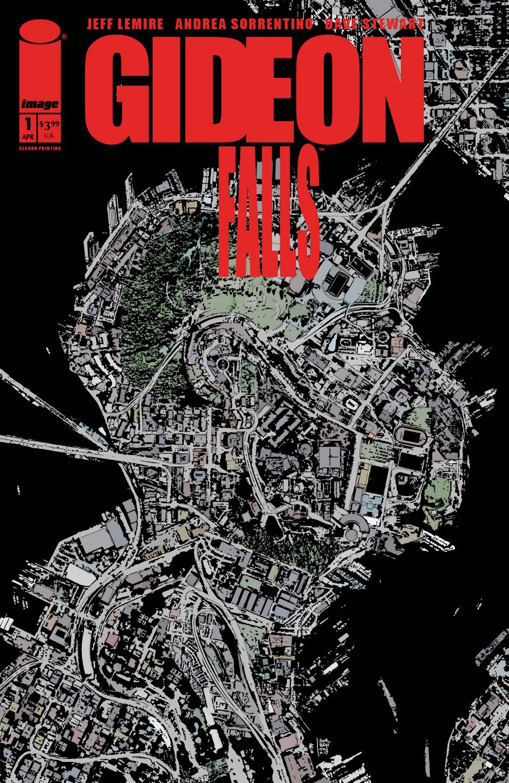 GIDEON FALLS #1 2ND PRINT VARIANT 2018 Gideon Falls IMAGE COMICS