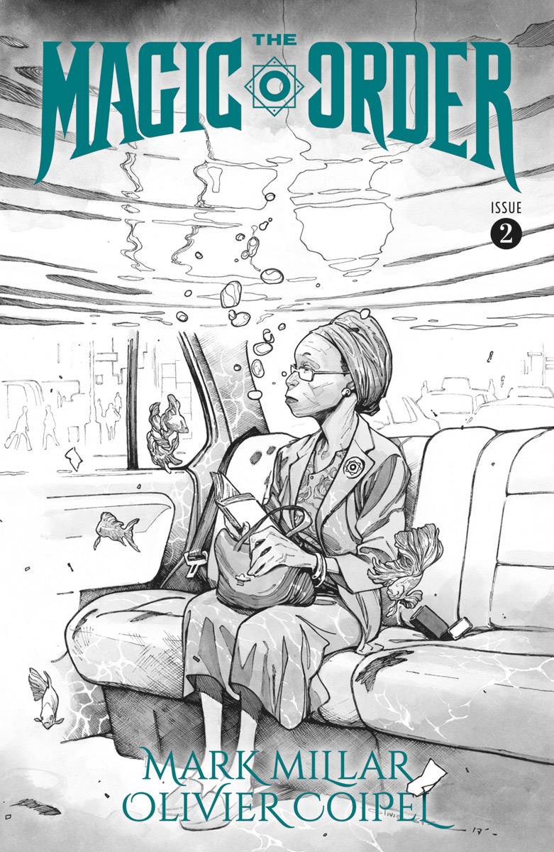 MAGIC ORDER #2 (OF 6) CVR B COIPEL B&W 2018 Magic Order IMAGE COMICS