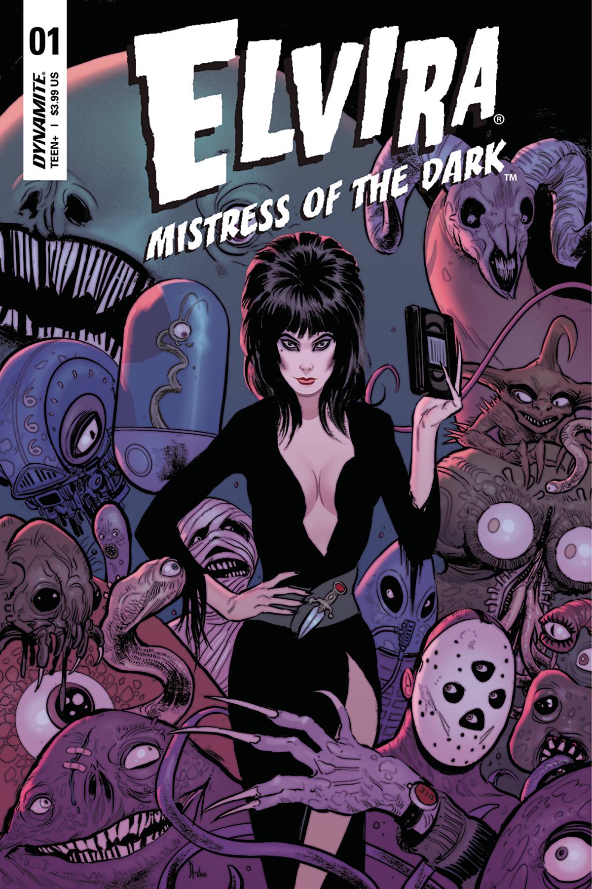 ELVIRA MISTRESS OF DARK #1 STRAHM VARIANT 2018 comic book DYNAMITE