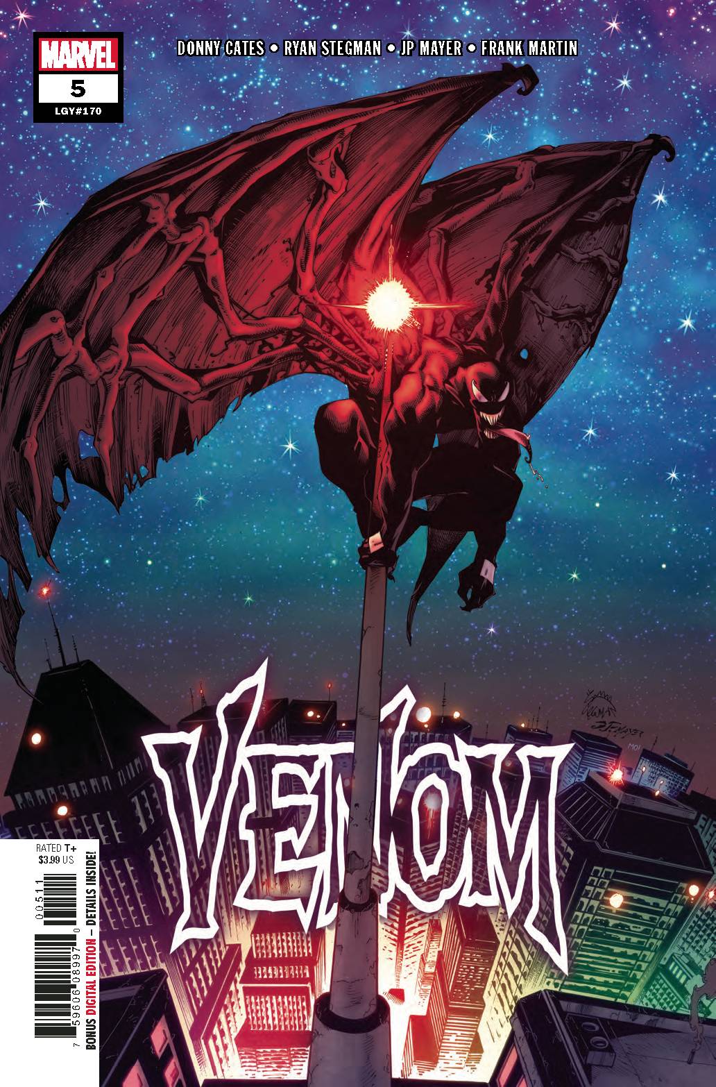 VENOM #5 2018 Venom MARVEL COMICS