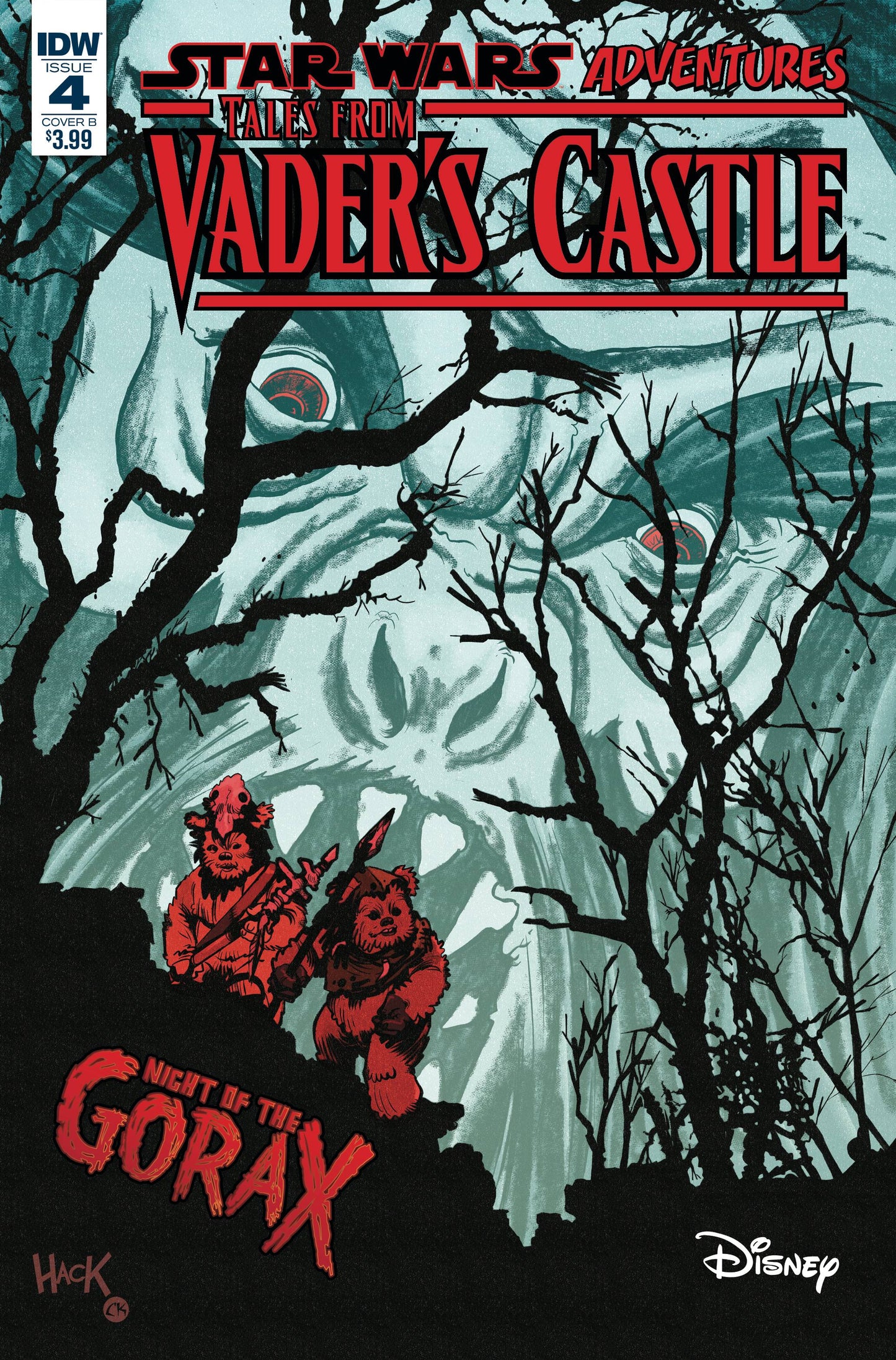 STAR WARS TALES FROM VADERS CASTLE #4 (OF 5) CVR B HACK 2018 Star Wars Vaders Castle IDW PUBLISHING