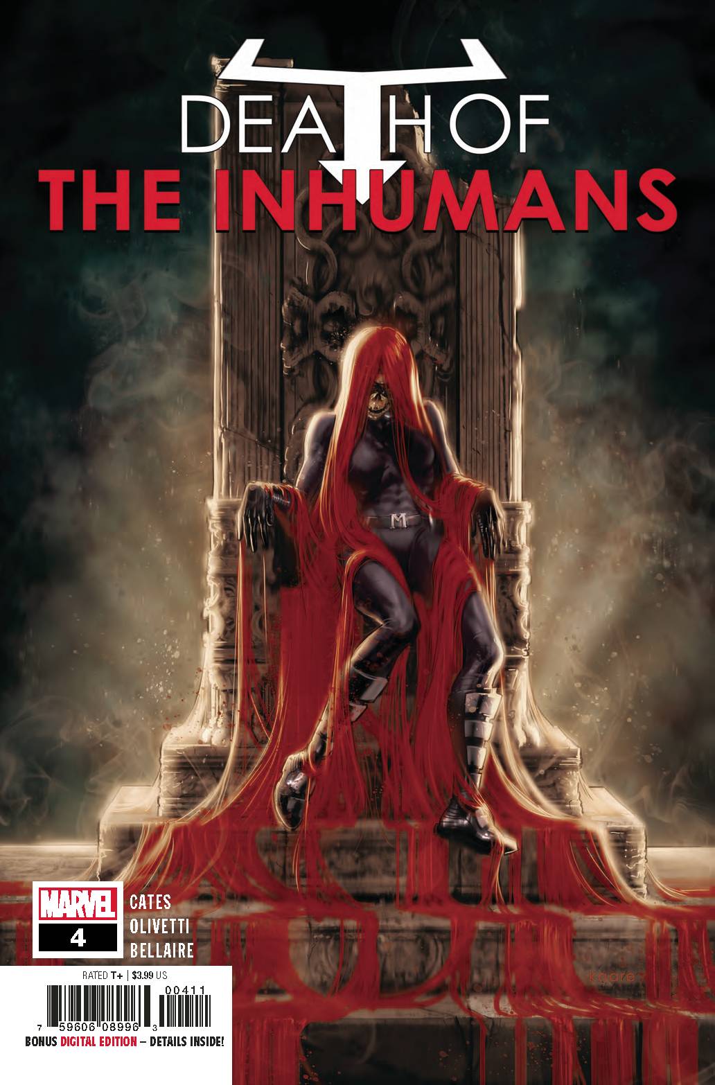 DEATH OF INHUMANS #4 2018 Inhumans MARVEL COMICS