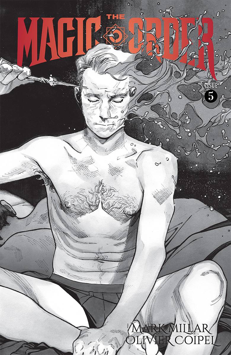 MAGIC ORDER #5 (OF 6) CVR B B&W COIPEL (MR) 2018 Magic Order IMAGE COMICS