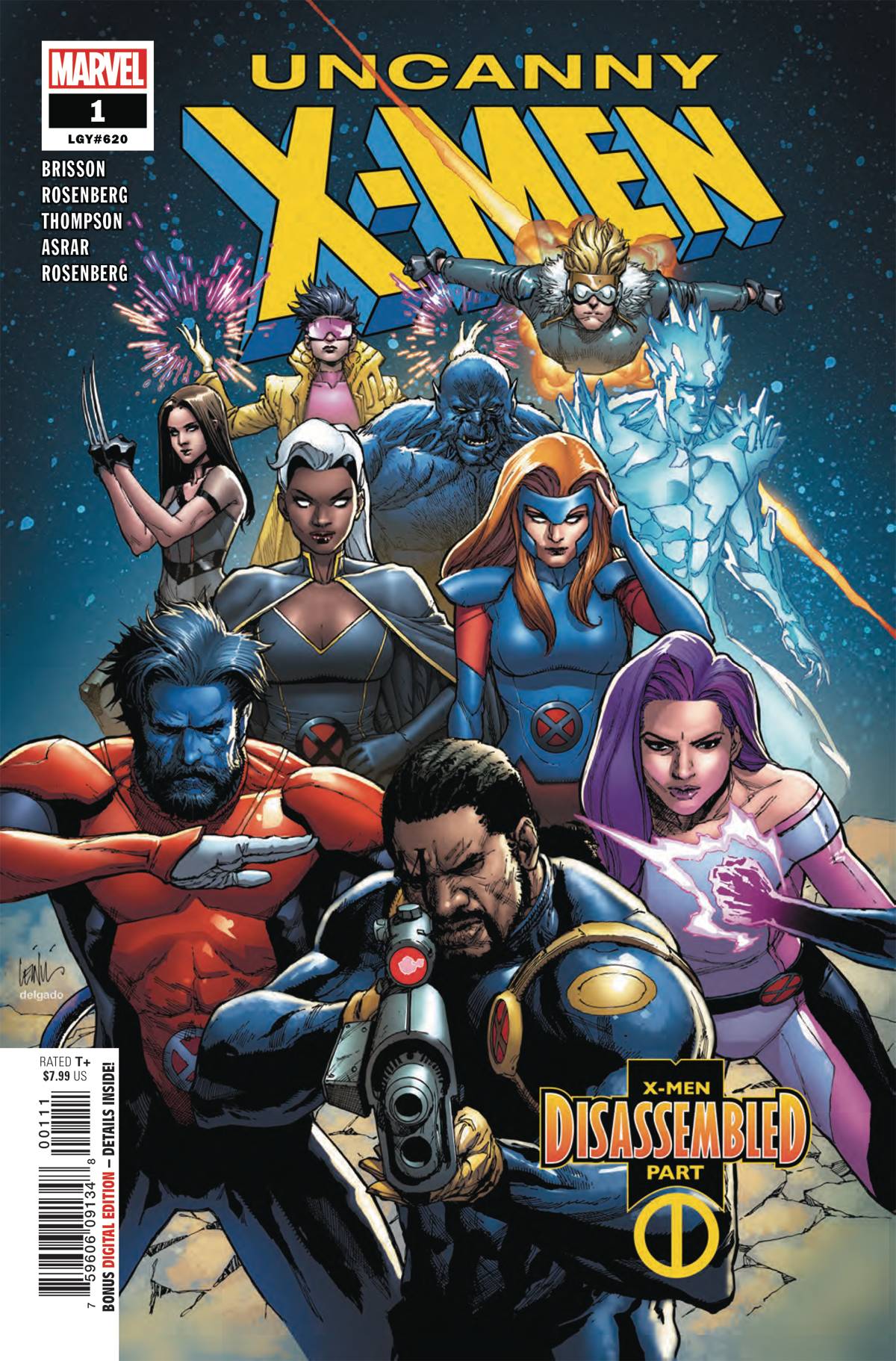 UNCANNY X-MEN #1 2018 X-Men MARVEL COMICS