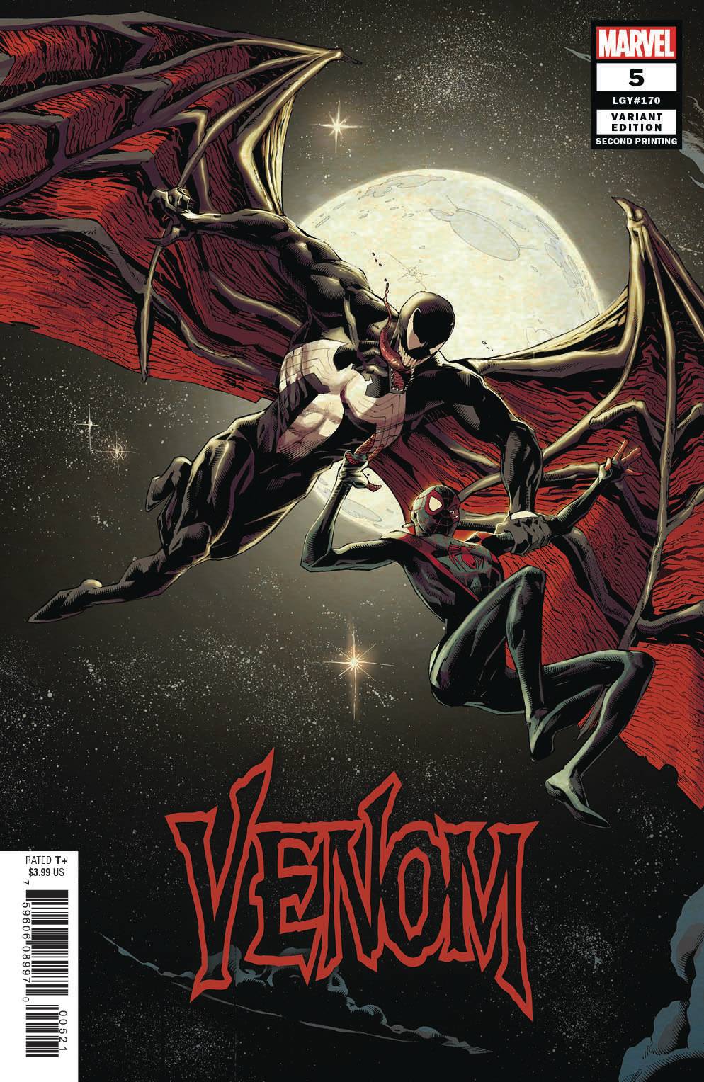 VENOM #5 2ND PRINT STEGMAN VARIANT 2018 Venom MARVEL COMICS