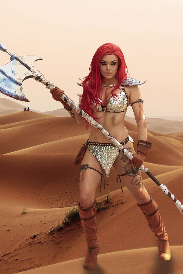 RED SONJA #24 1:30 COSPLAY VIRGIN VARIANT 2018 Red Sonja DYNAMITE