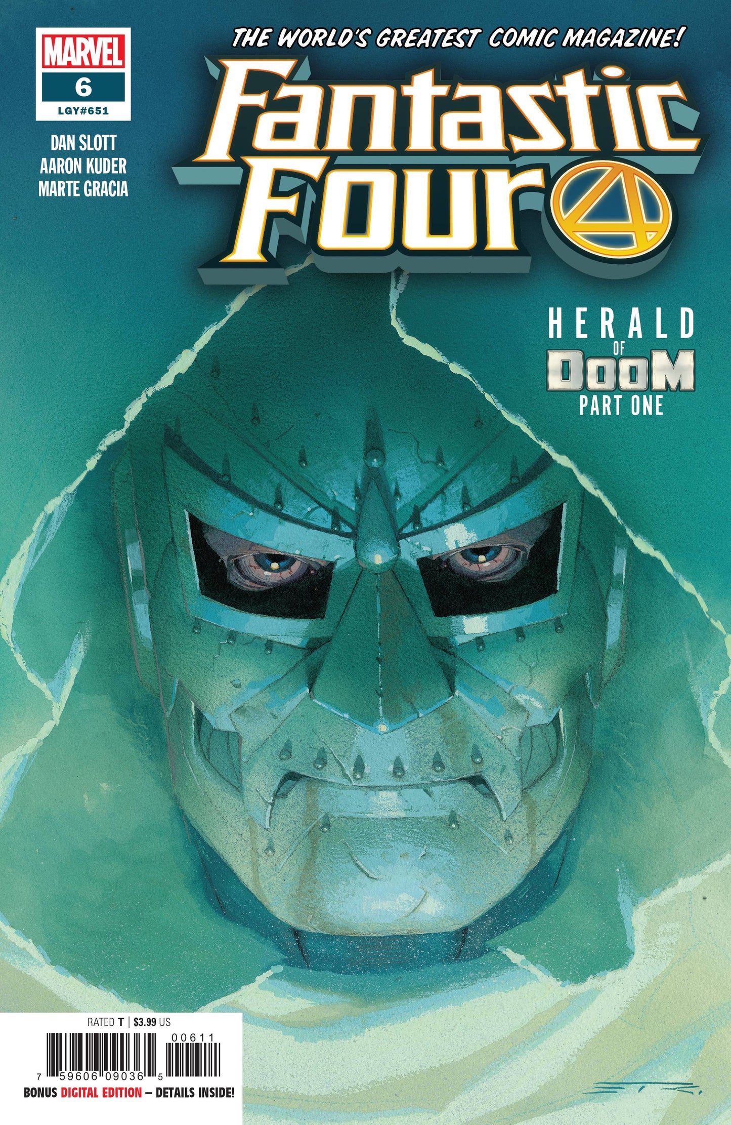 FANTASTIC FOUR #6 2019 Fantastic Four MARVEL COMICS