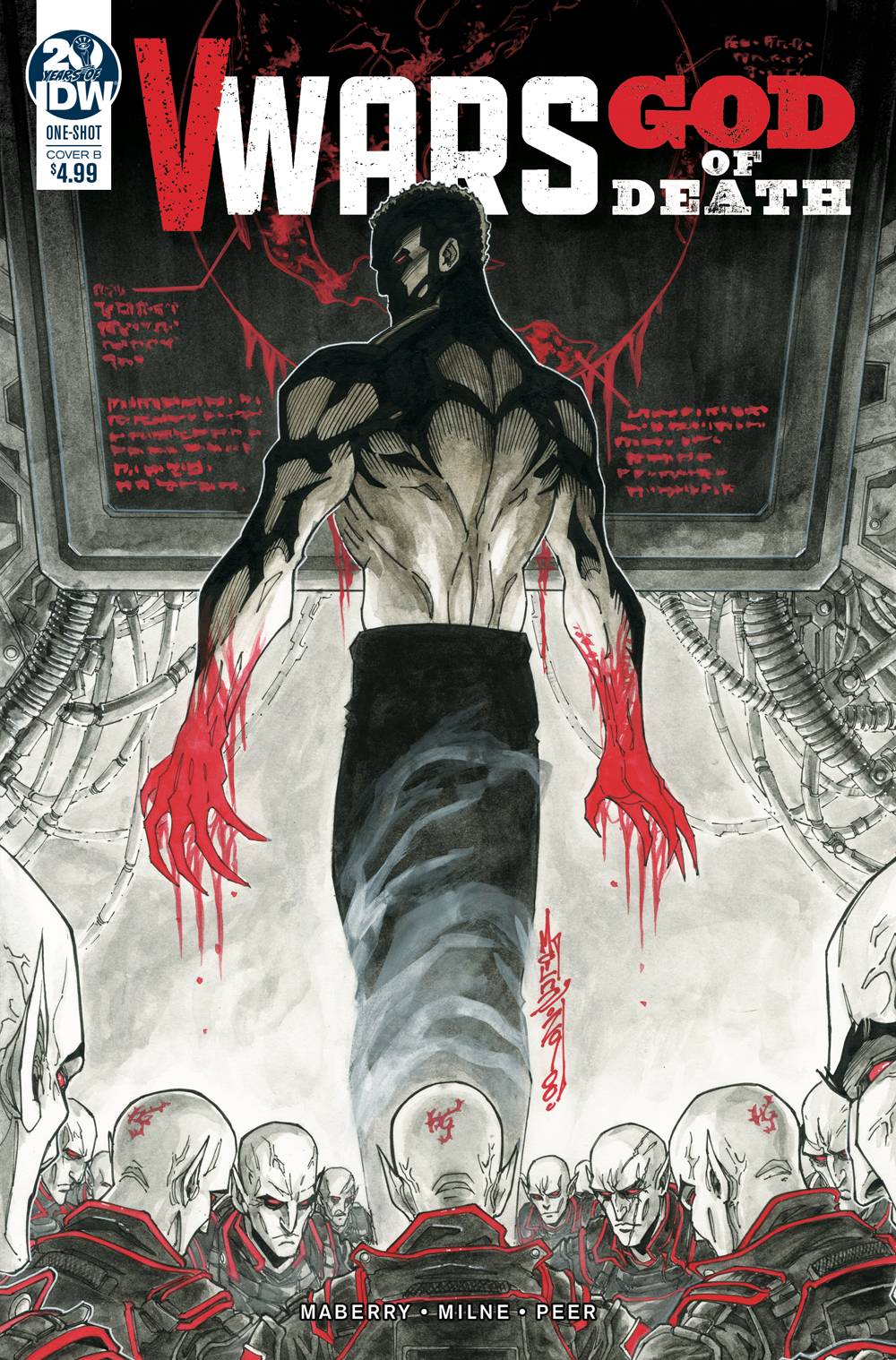 V-WARS GOD OF DEATH ONE-SHOT CVR B MILNE 2019 IDW PUBLISHING