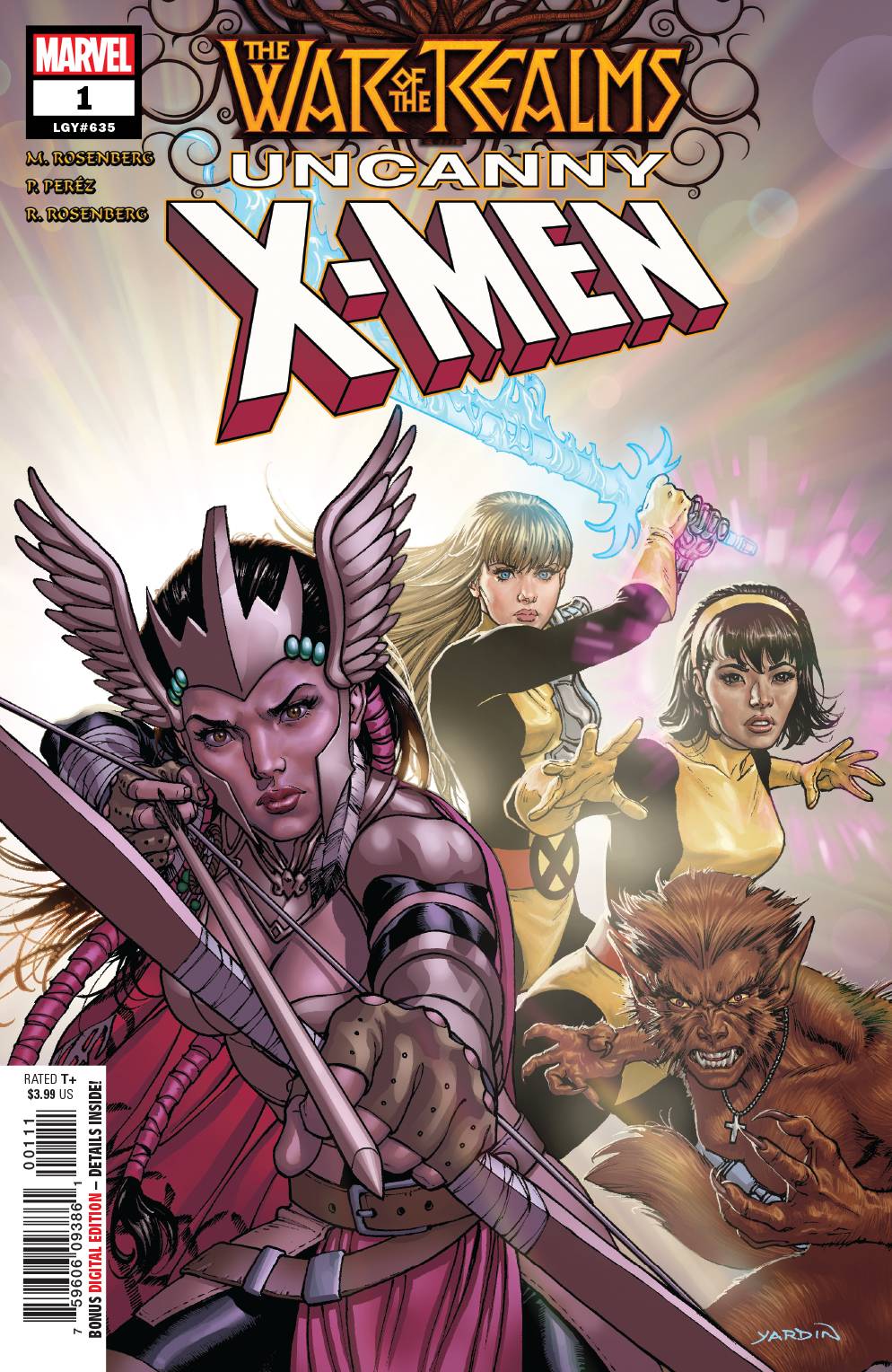 WAR OF REALMS UNCANNY X-MEN #1 (OF 3) 2019 X-Men MARVEL COMICS