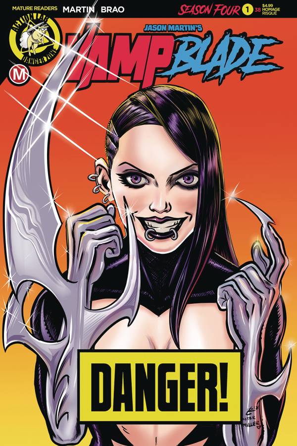VAMPBLADE SEASON 4 #1 CVR F GARCIA RISQUE (MR) 2019 Vampblade ACTION LAB - DANGER ZONE