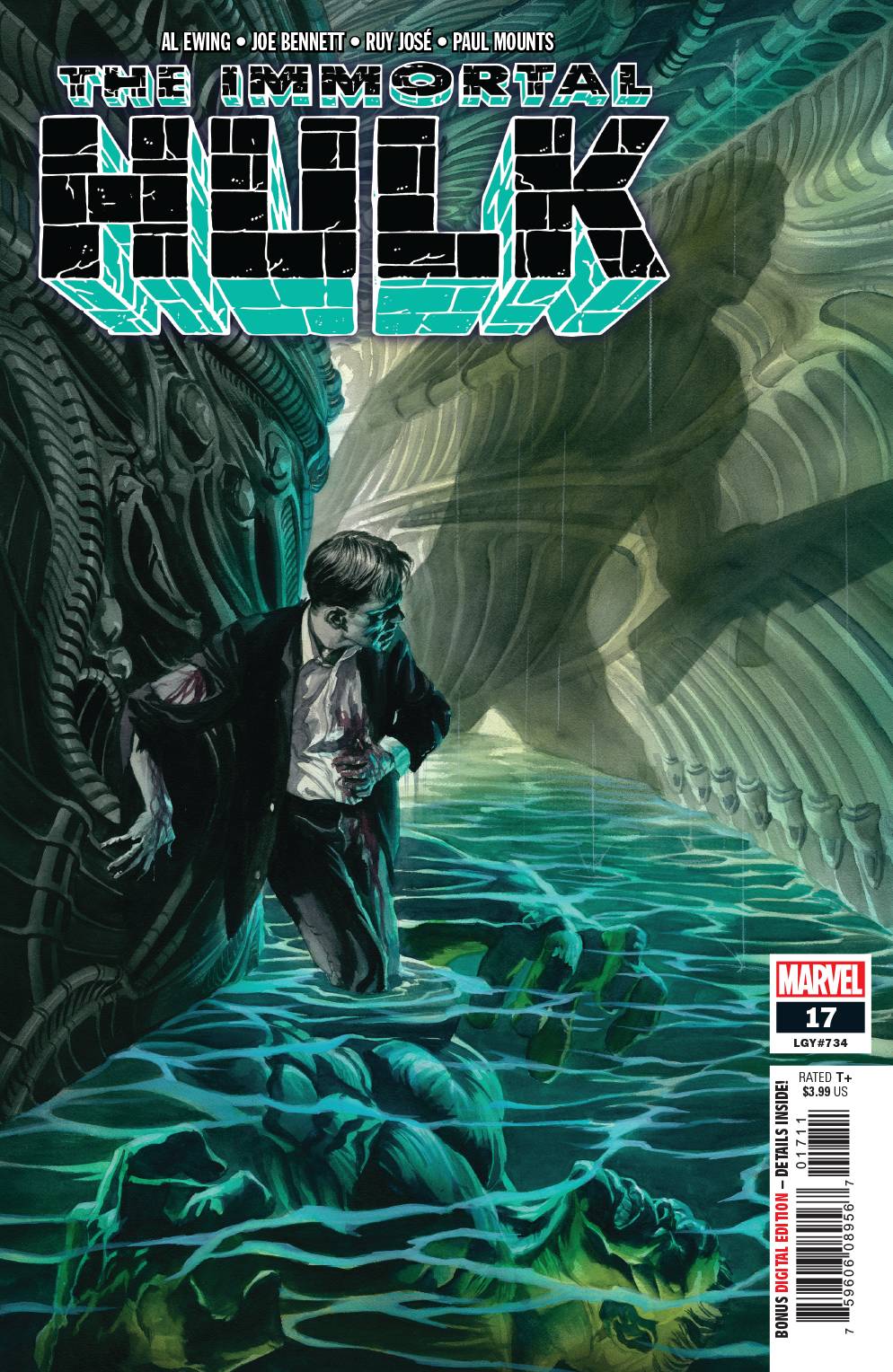 IMMORTAL HULK #17 2019 Immortal Hulk MARVEL COMICS