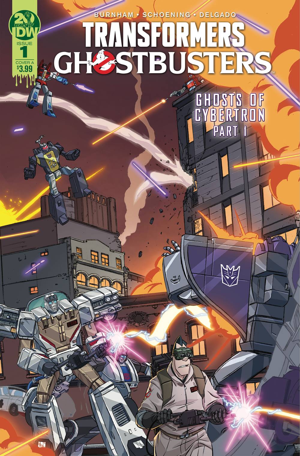 TRANSFORMERS GHOSTBUSTERS #1 CVR A SCHOENING 2019 Transformers IDW PUBLISHING