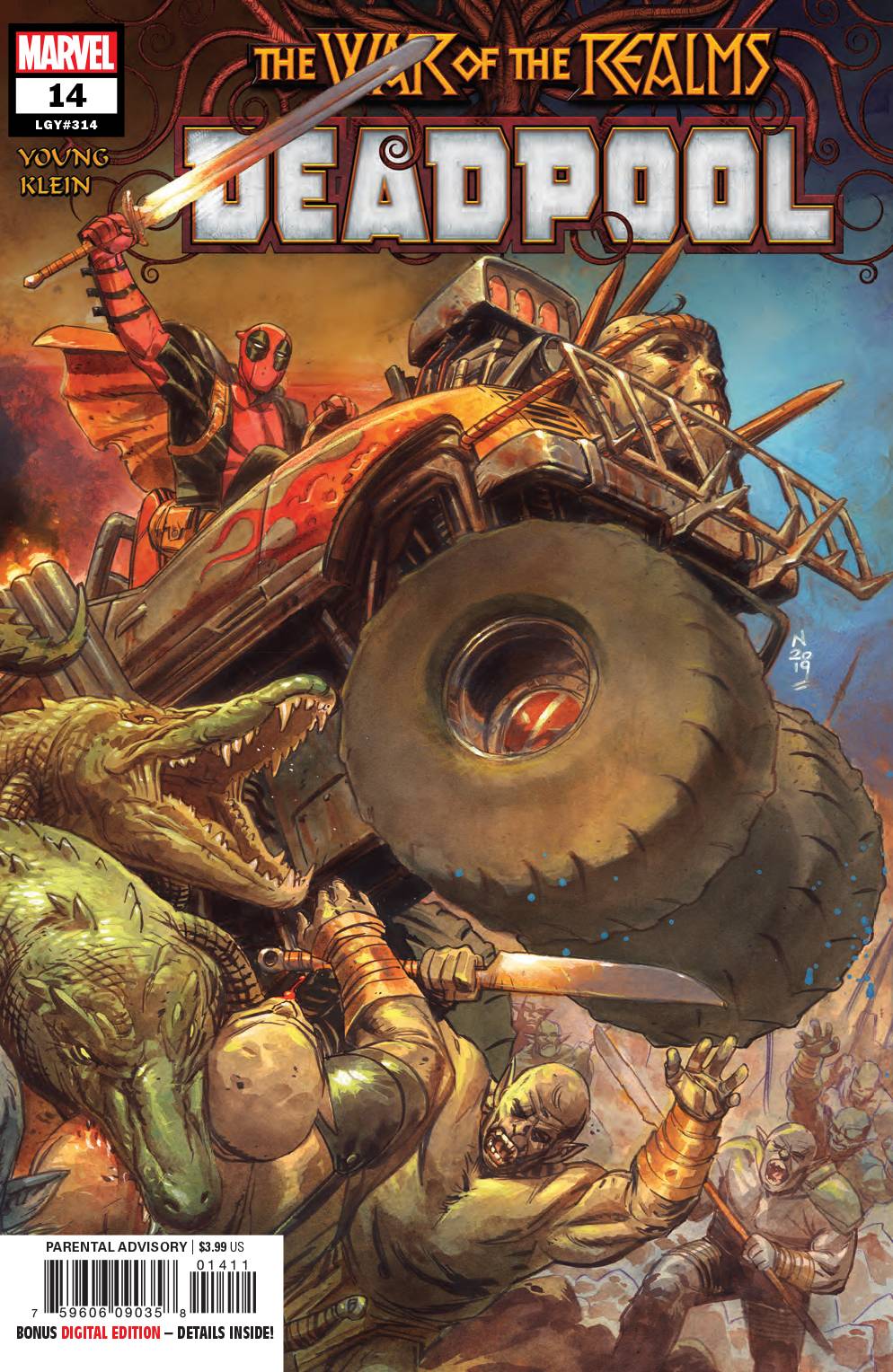 DEADPOOL #14 2019 Deadpool MARVEL COMICS