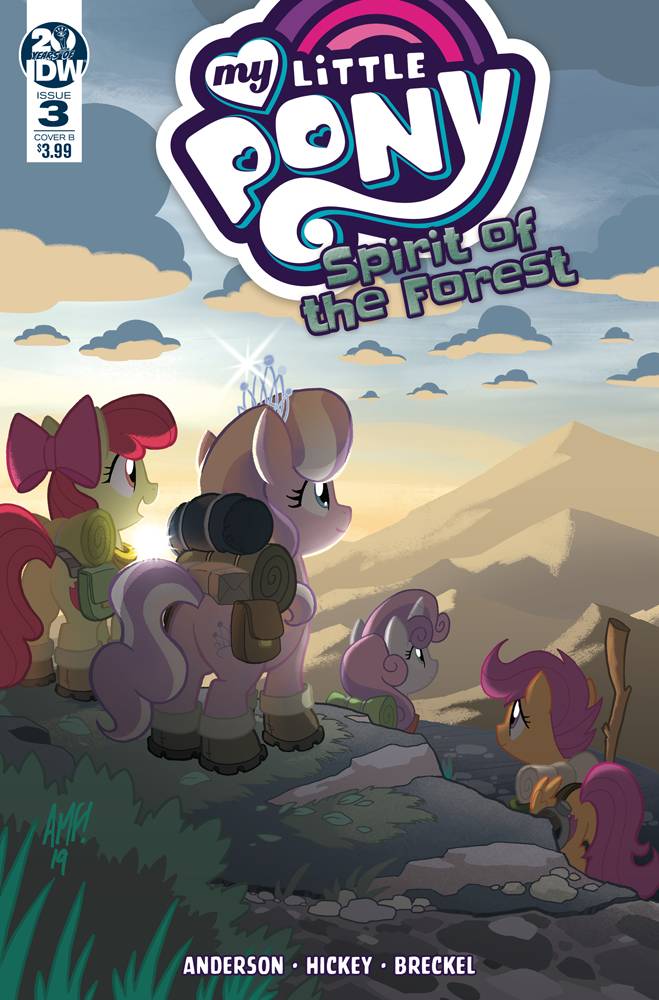 MY LITTLE PONY SPIRIT OF THE FOREST #3 (OF 3) CVR B FLEECS VARIANT 2019 My Little Pony IDW PUBLISHING