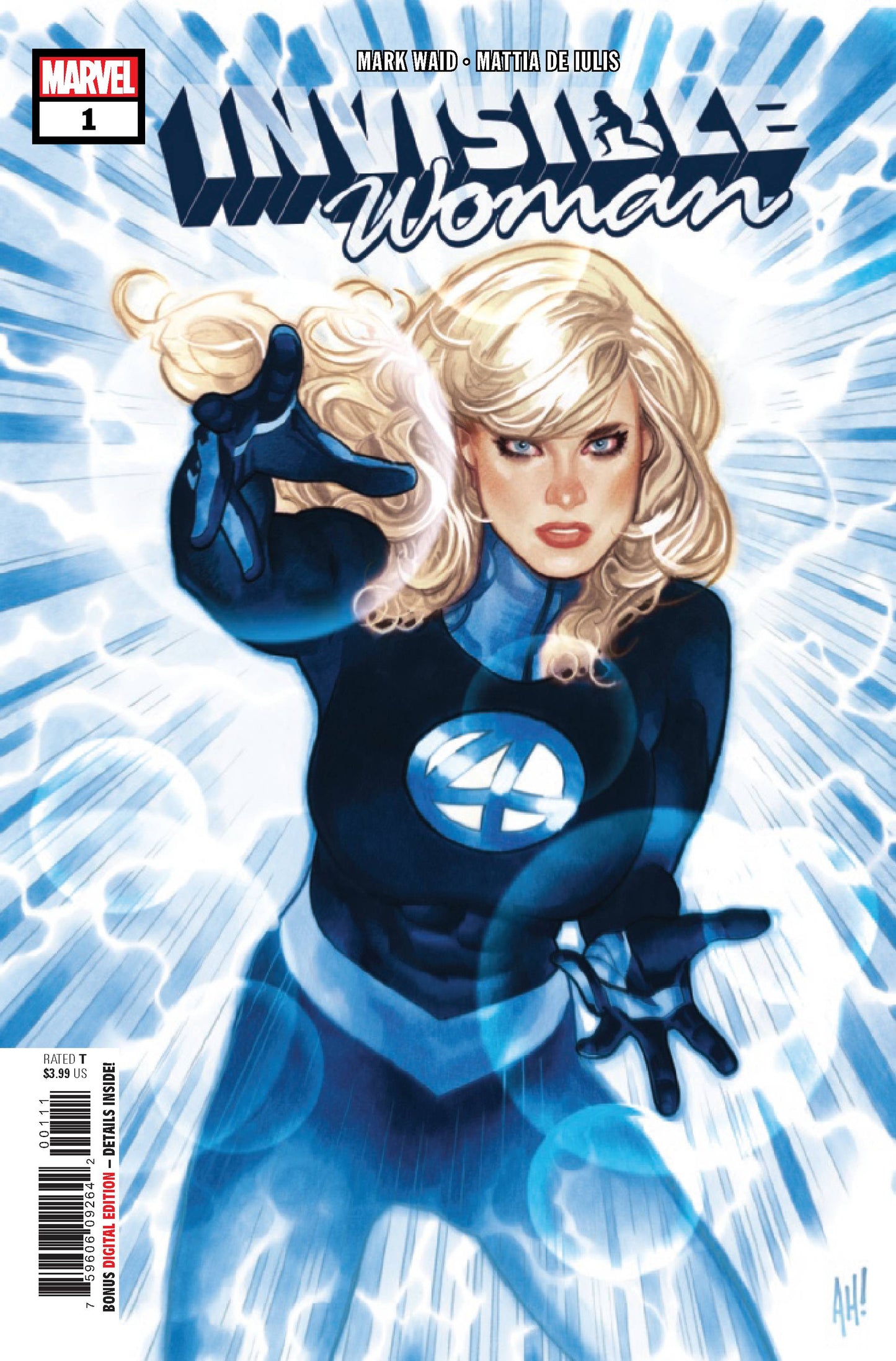 INVISIBLE WOMAN #1 (OF 5) ADAM HUGHES COVER 2019 Fantastic Four MARVEL COMICS