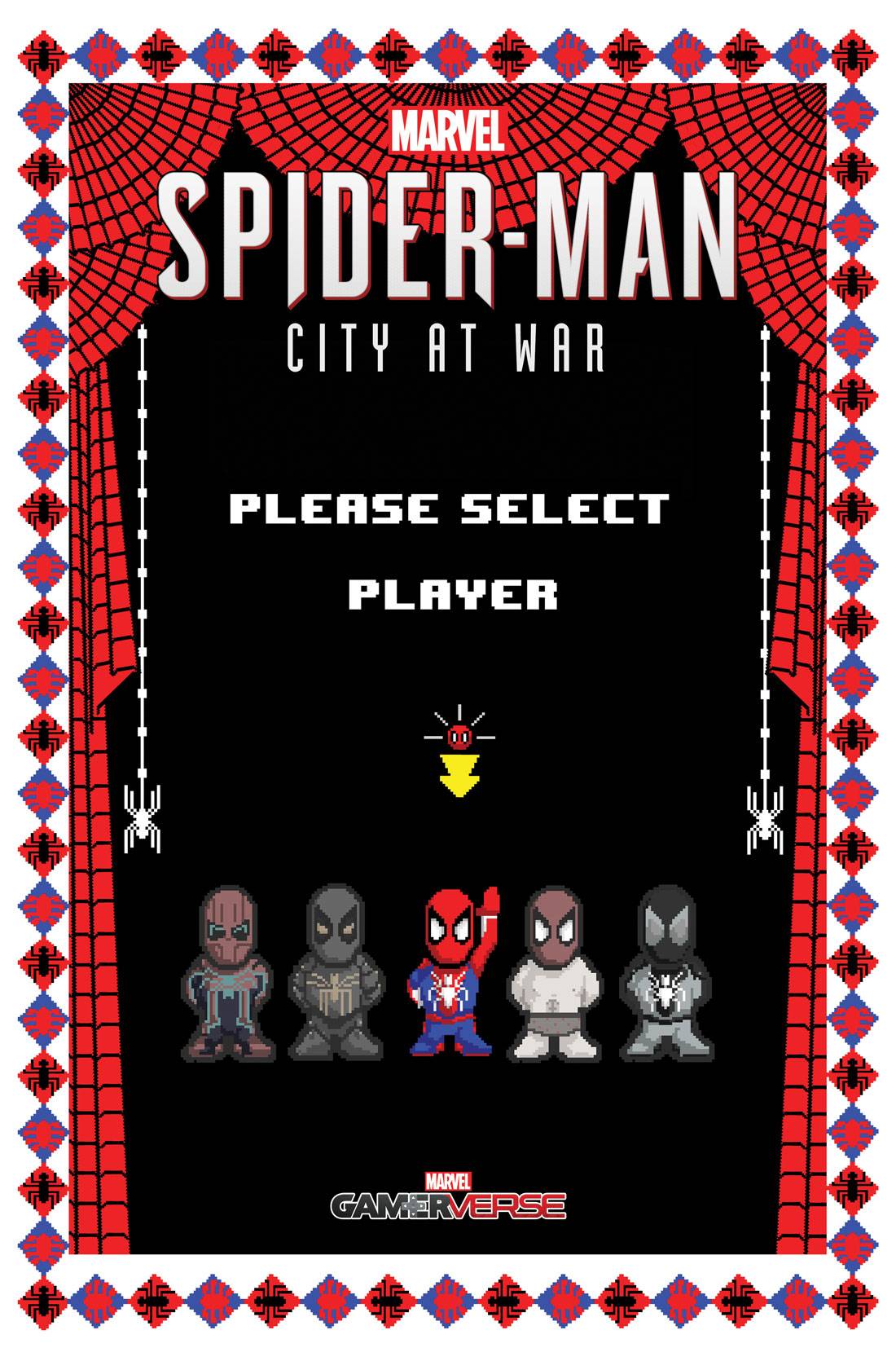 SPIDER-MAN CITY AT WAR #5 (OF 6) WAITE 8-BIT VARIANT 2019 Spider-Man MARVEL COMICS