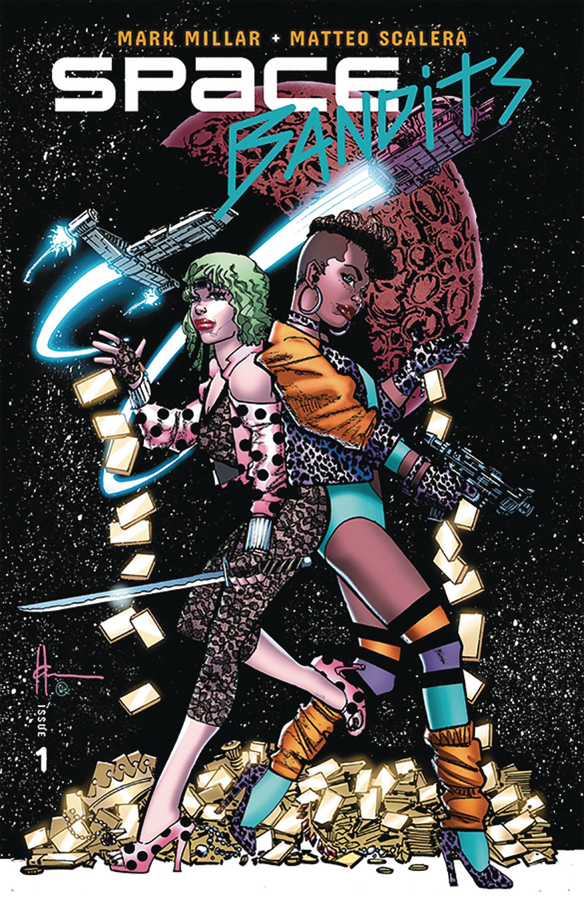SPACE BANDITS #1 (OF 5) CVR C LEGENDS CHAYKIN VARIANT LTD 3000 2019 Space Bandits IMAGE COMICS
