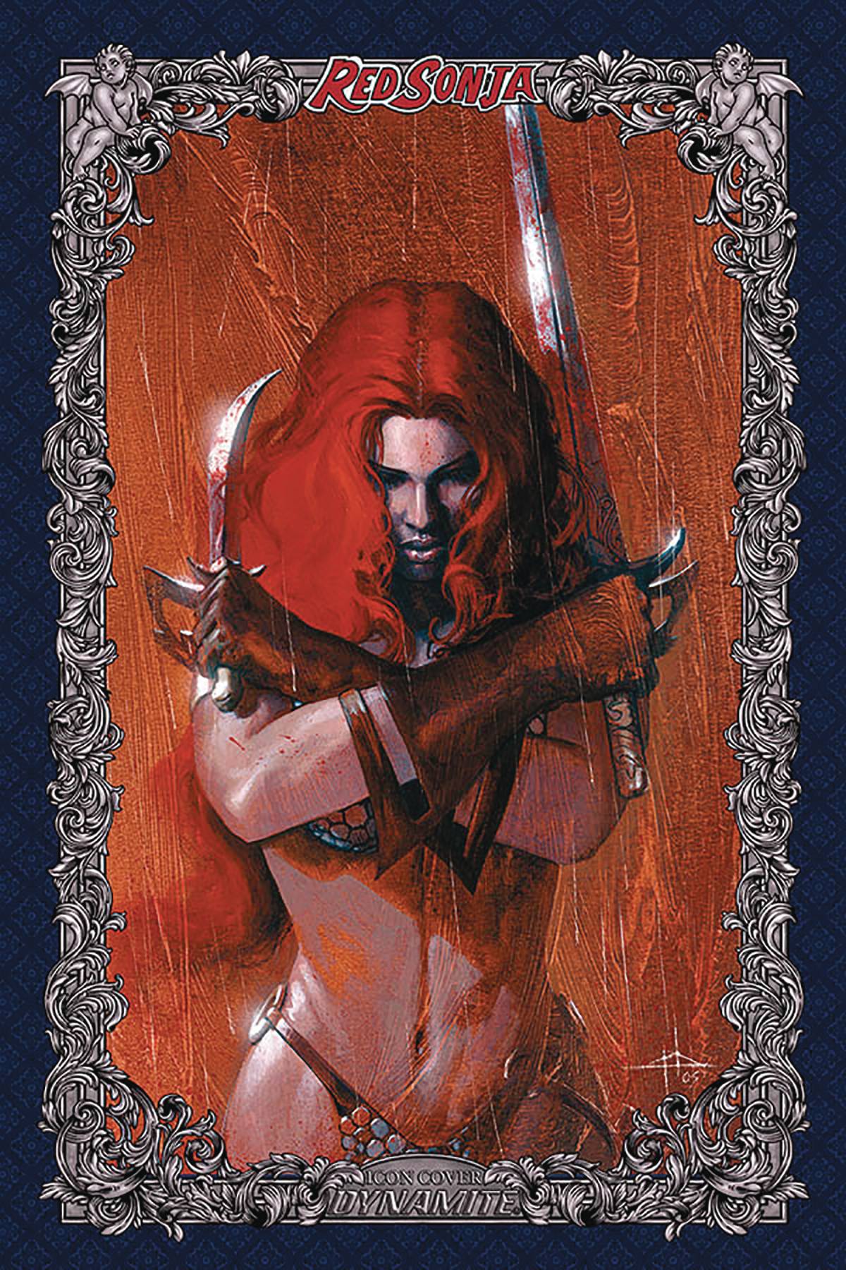 RED SONJA AGE OF CHAOS #2 1:60 DELLOTTO ICON VARIANT 2020 Red Sonja DYNAMITE
