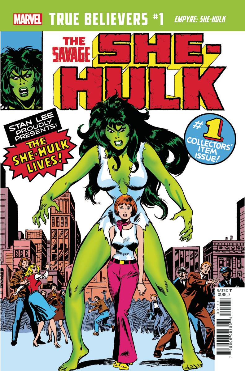 TRUE BELIEVERS EMPYRE SHE-HULK #1 2020 She-Hulk MARVEL COMICS